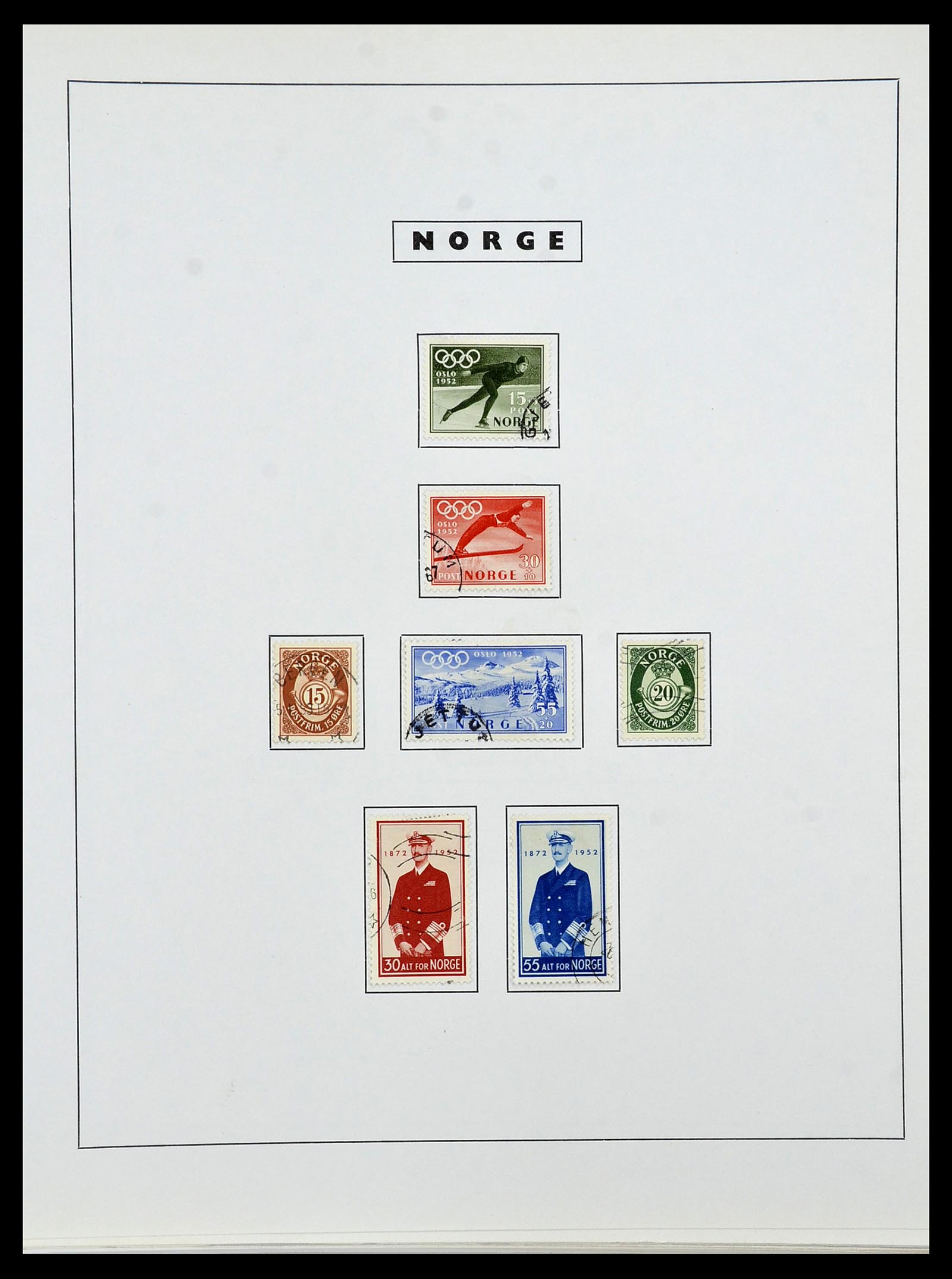 34274 039 - Postzegelverzameling 34274 Noorwegen 1856-2012.