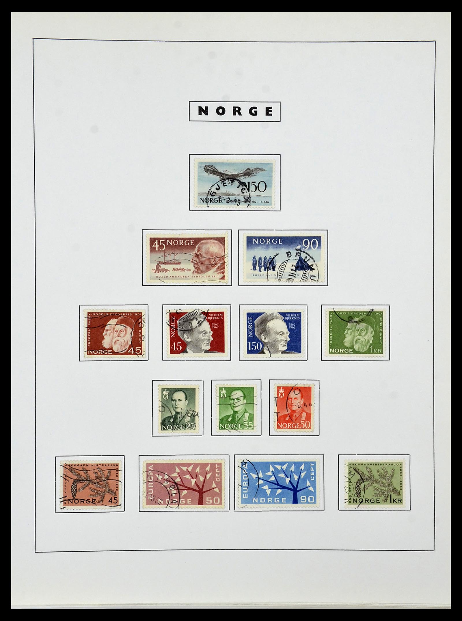 34274 048 - Postzegelverzameling 34274 Noorwegen 1856-2012.
