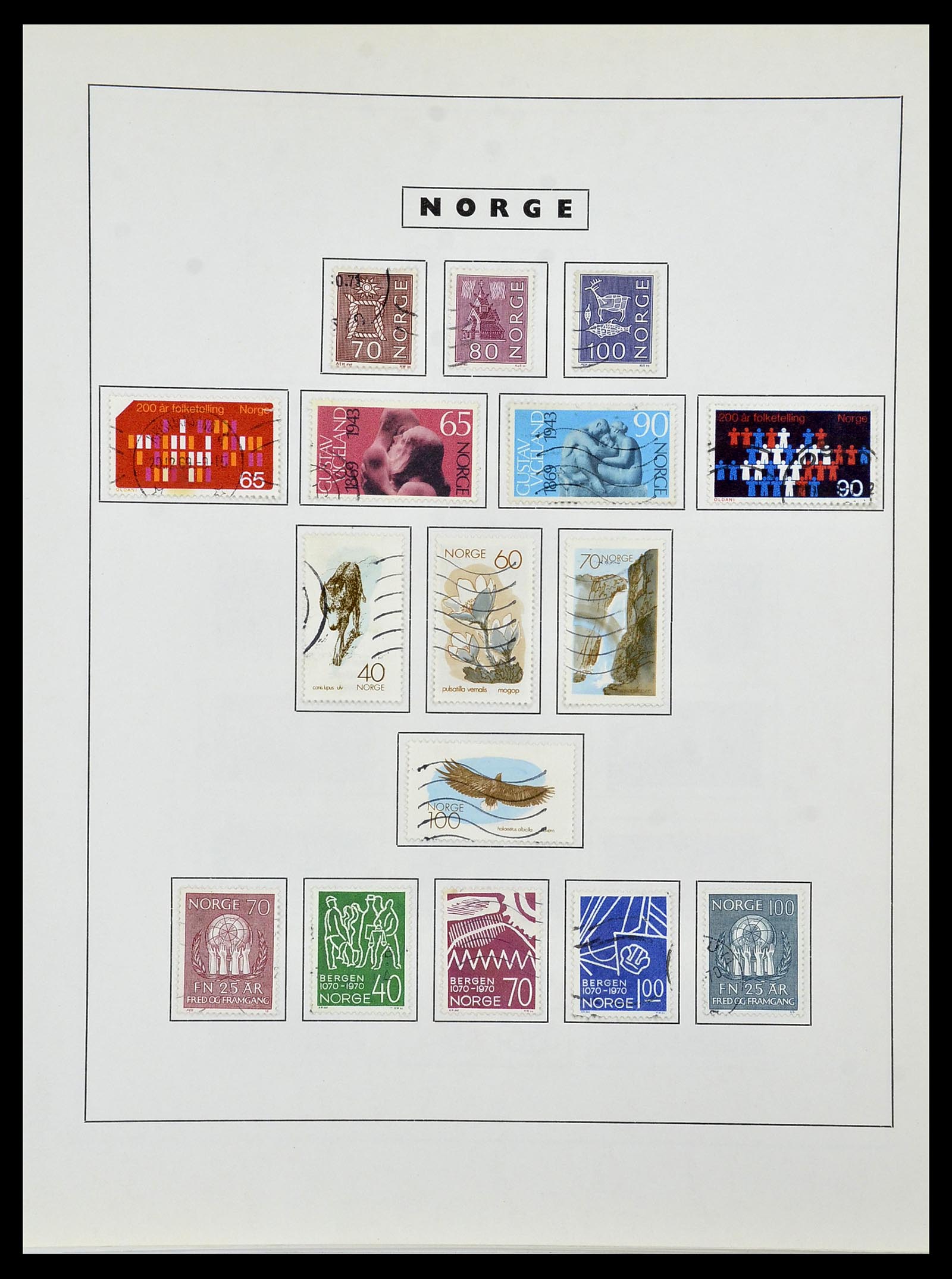 34274 059 - Postzegelverzameling 34274 Noorwegen 1856-2012.