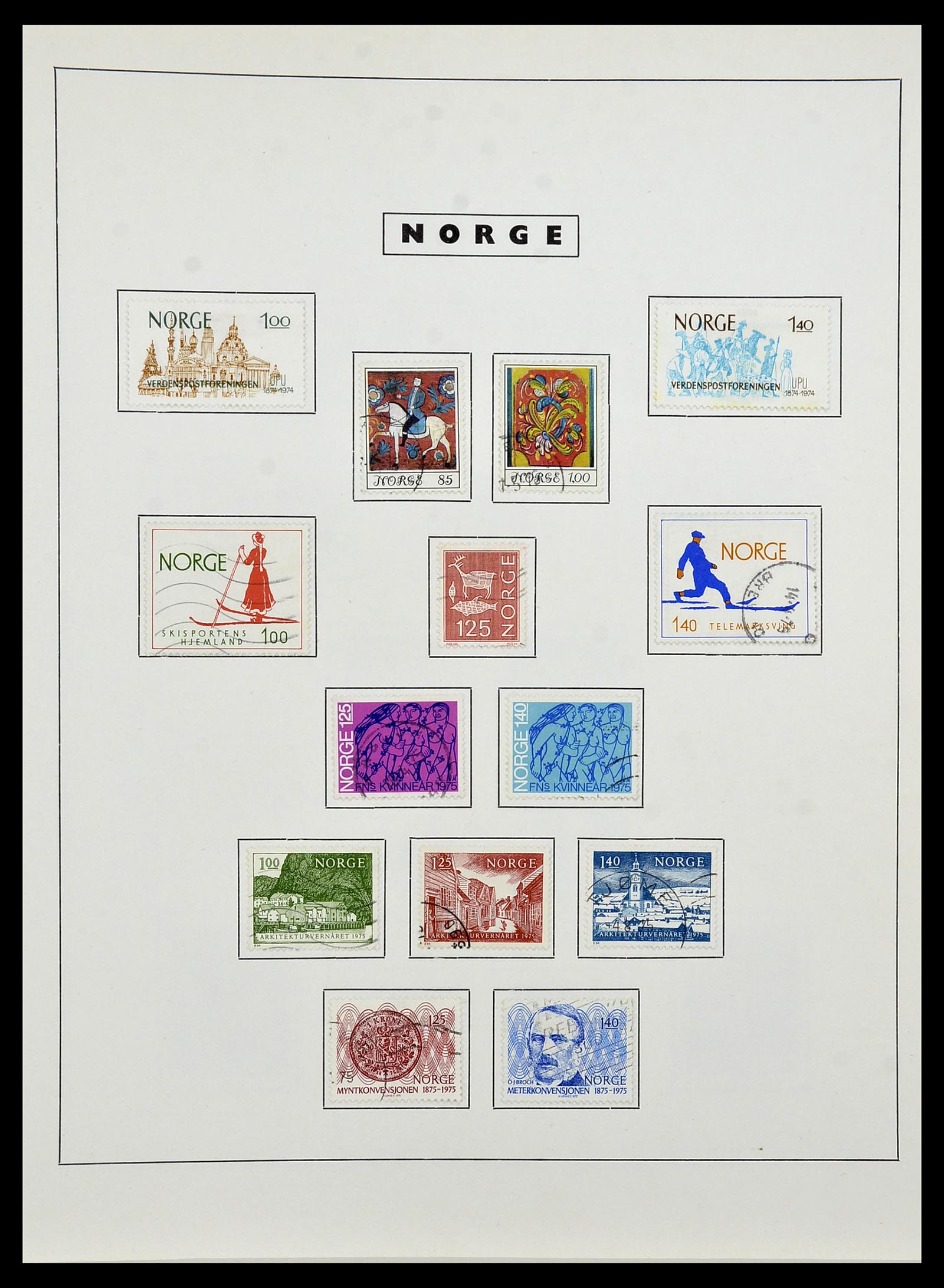 34274 065 - Postzegelverzameling 34274 Noorwegen 1856-2012.