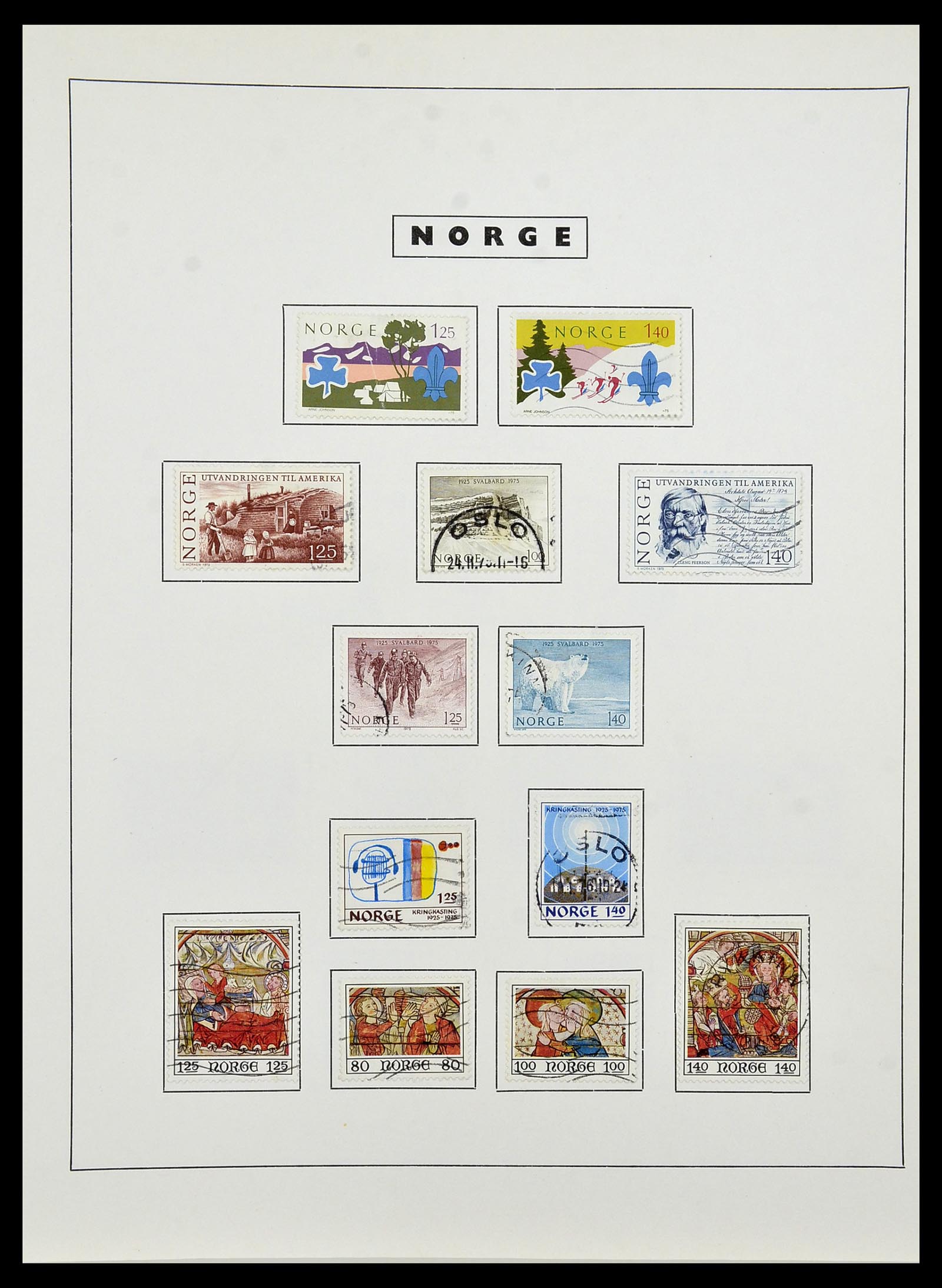 34274 066 - Postzegelverzameling 34274 Noorwegen 1856-2012.