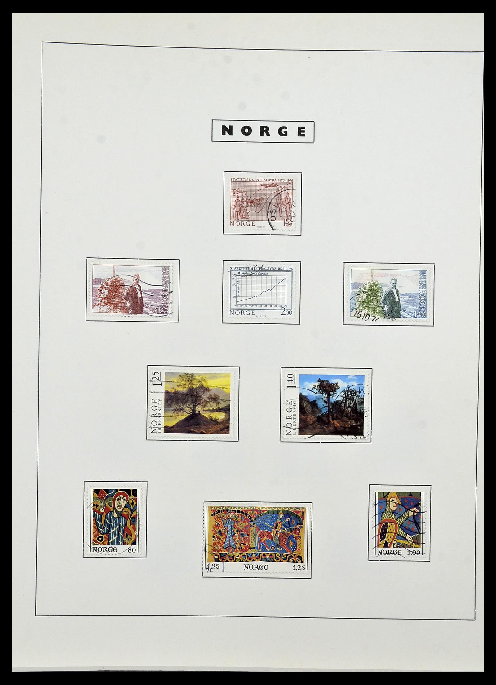34274 068 - Postzegelverzameling 34274 Noorwegen 1856-2012.
