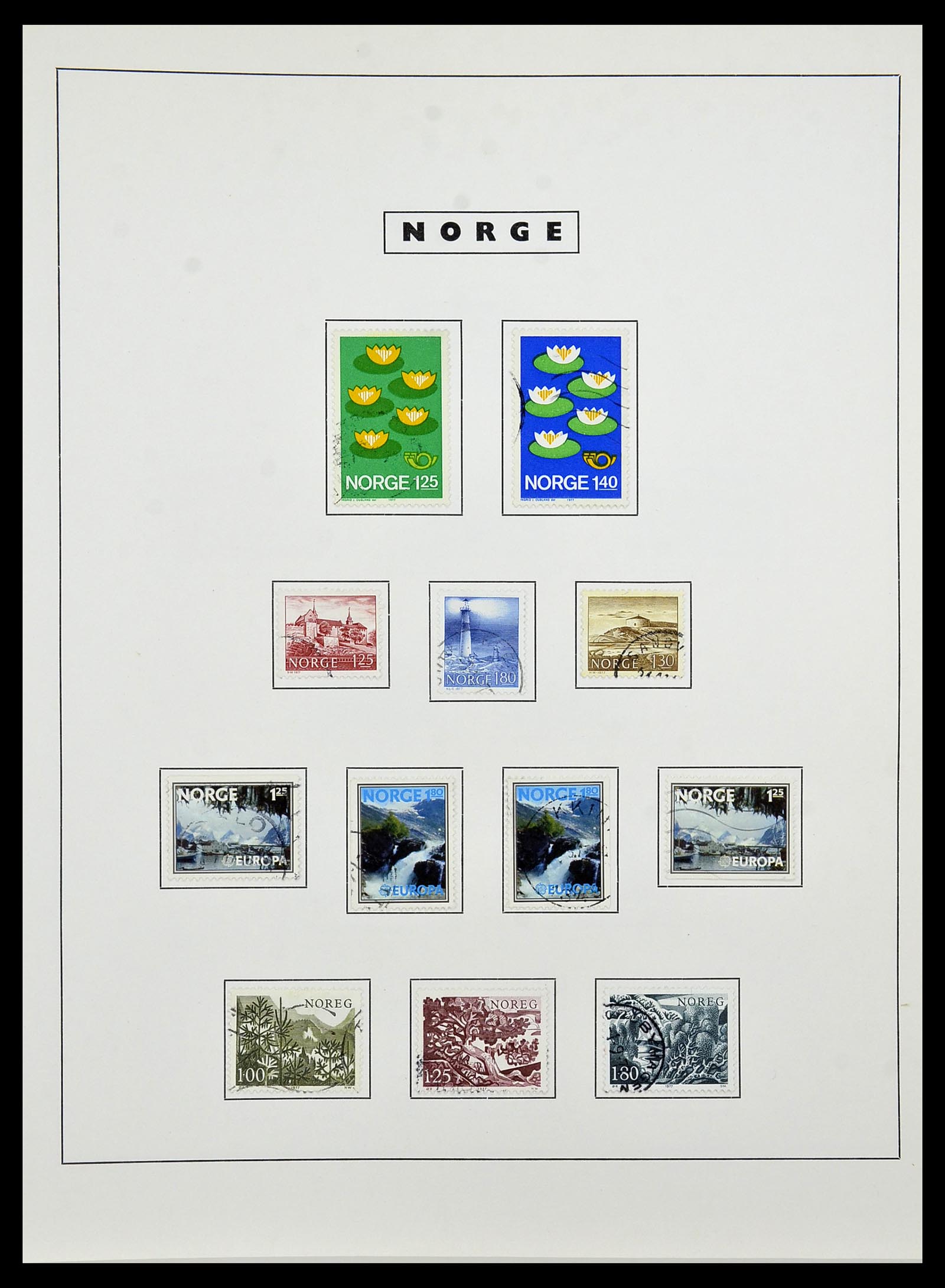 34274 069 - Postzegelverzameling 34274 Noorwegen 1856-2012.