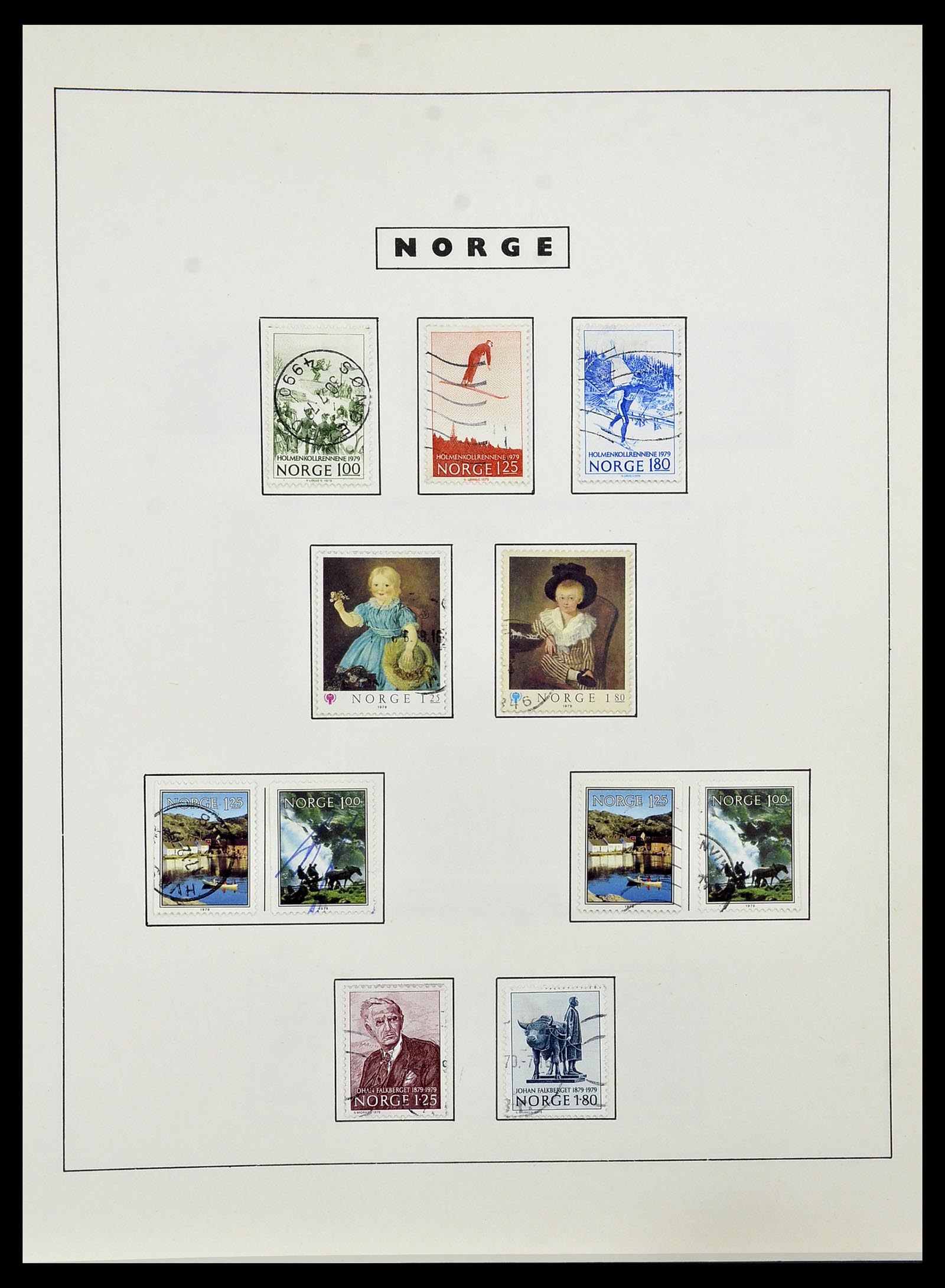 34274 073 - Postzegelverzameling 34274 Noorwegen 1856-2012.