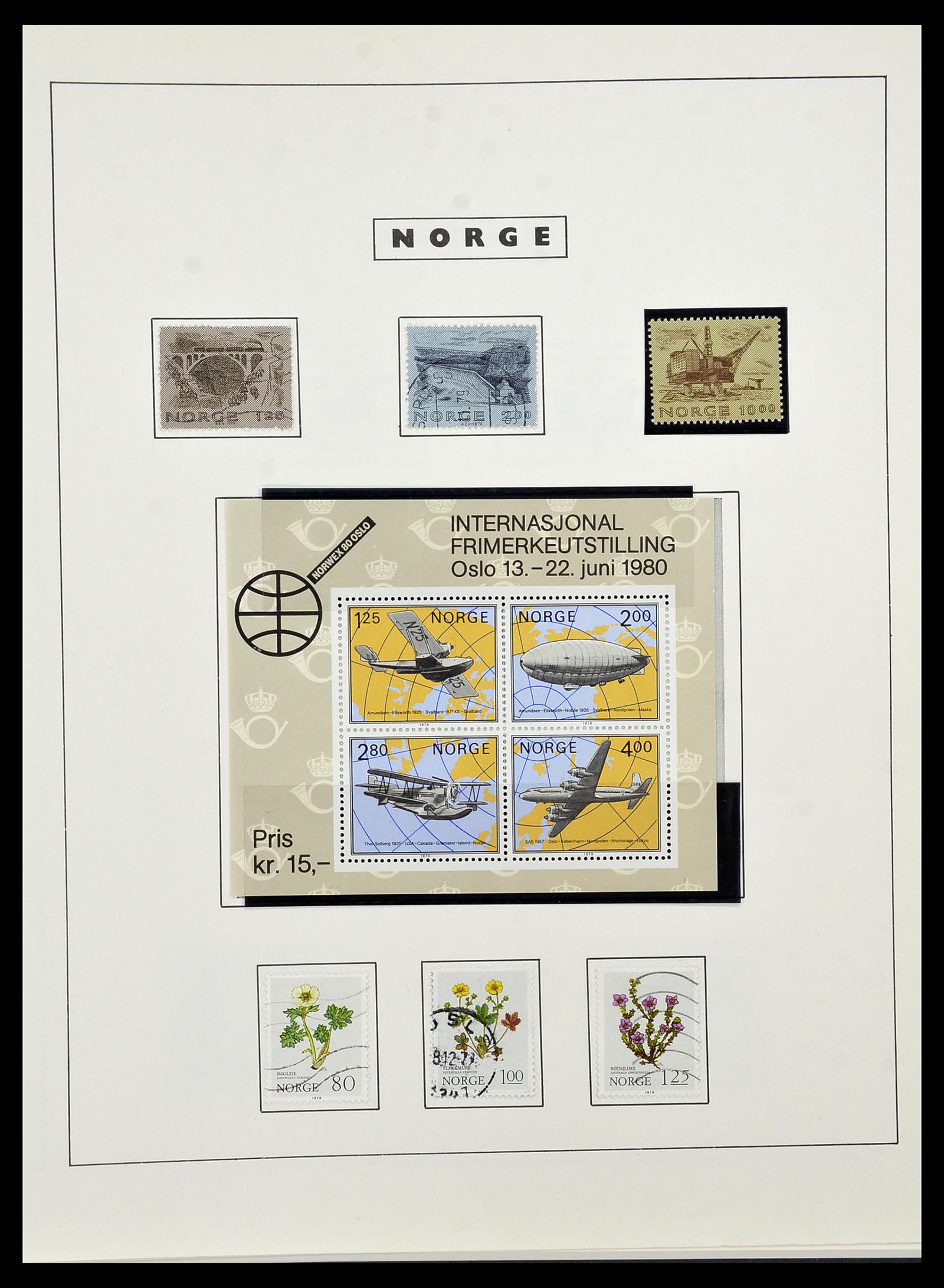34274 074 - Postzegelverzameling 34274 Noorwegen 1856-2012.