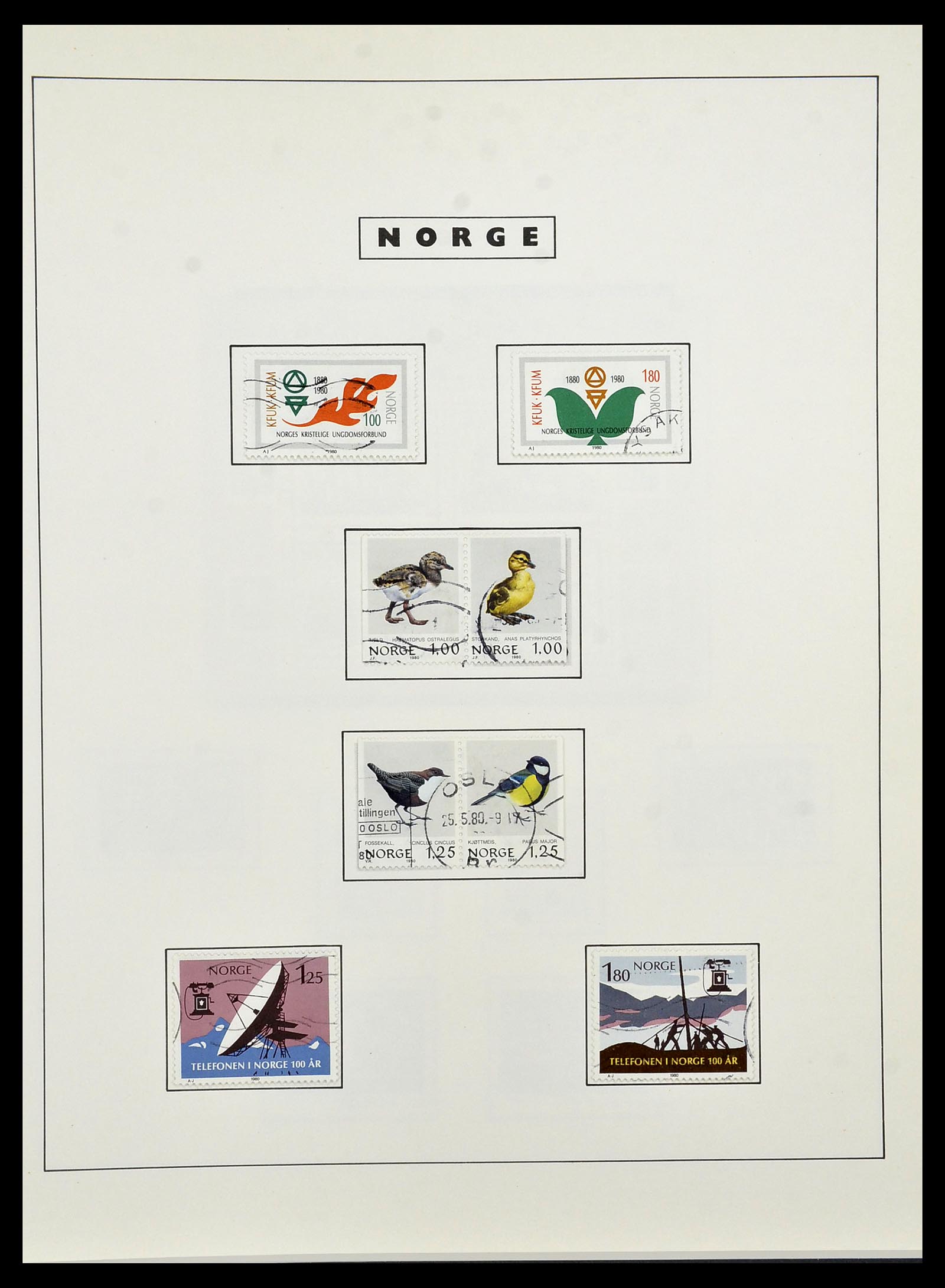34274 075 - Postzegelverzameling 34274 Noorwegen 1856-2012.