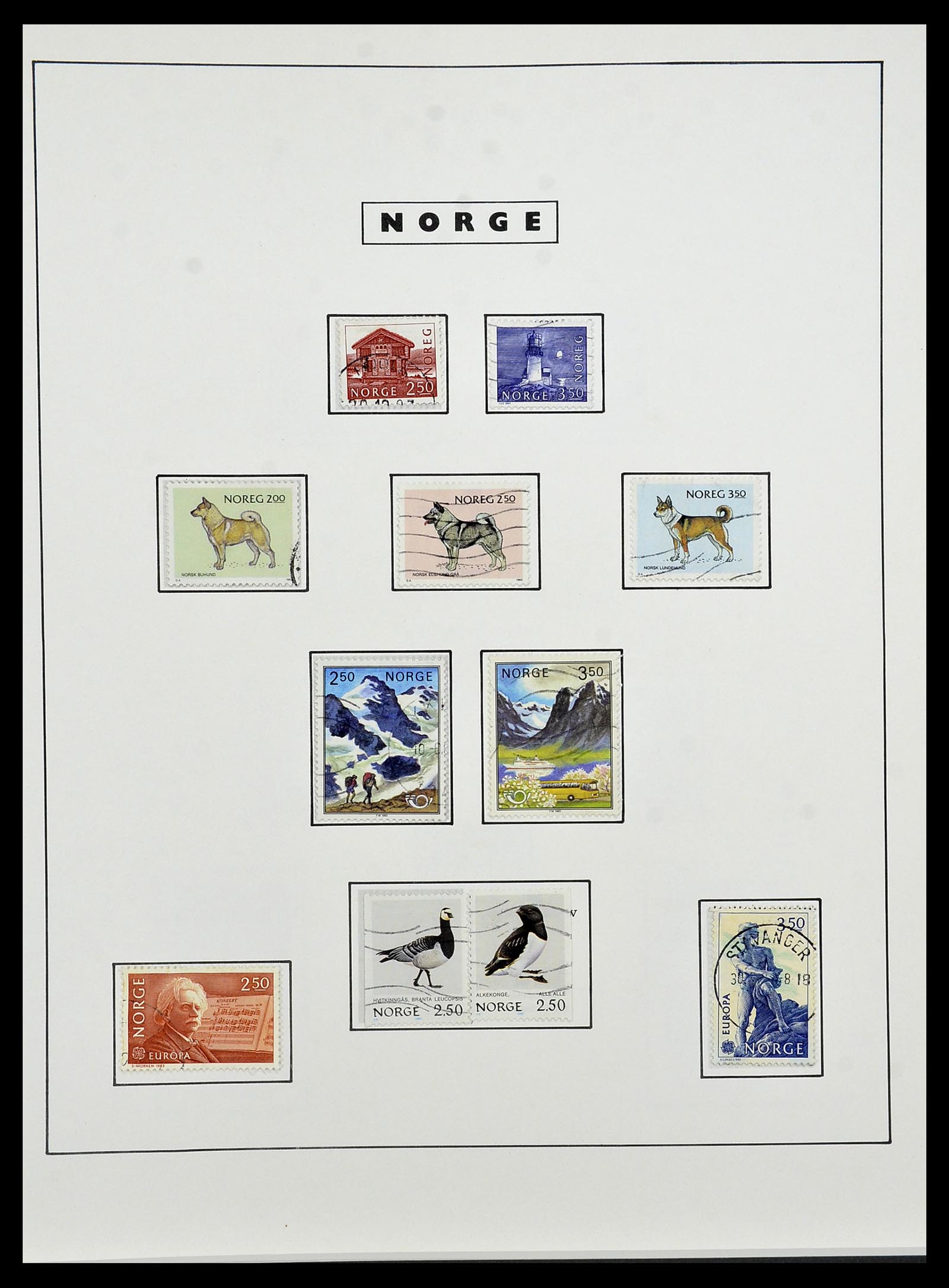 34274 081 - Stamp collection 34274 Norway 1856-2012.