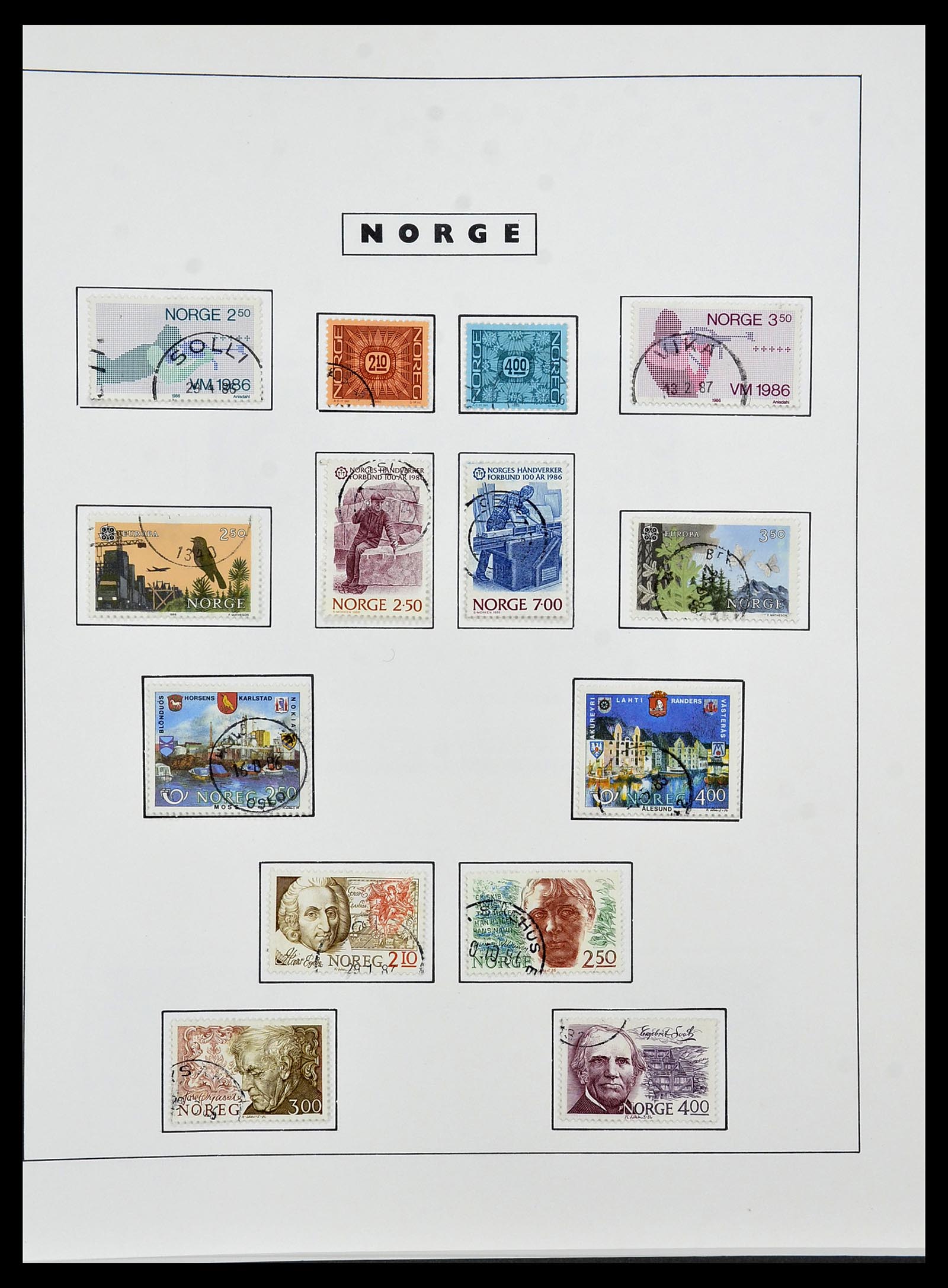 34274 088 - Stamp collection 34274 Norway 1856-2012.