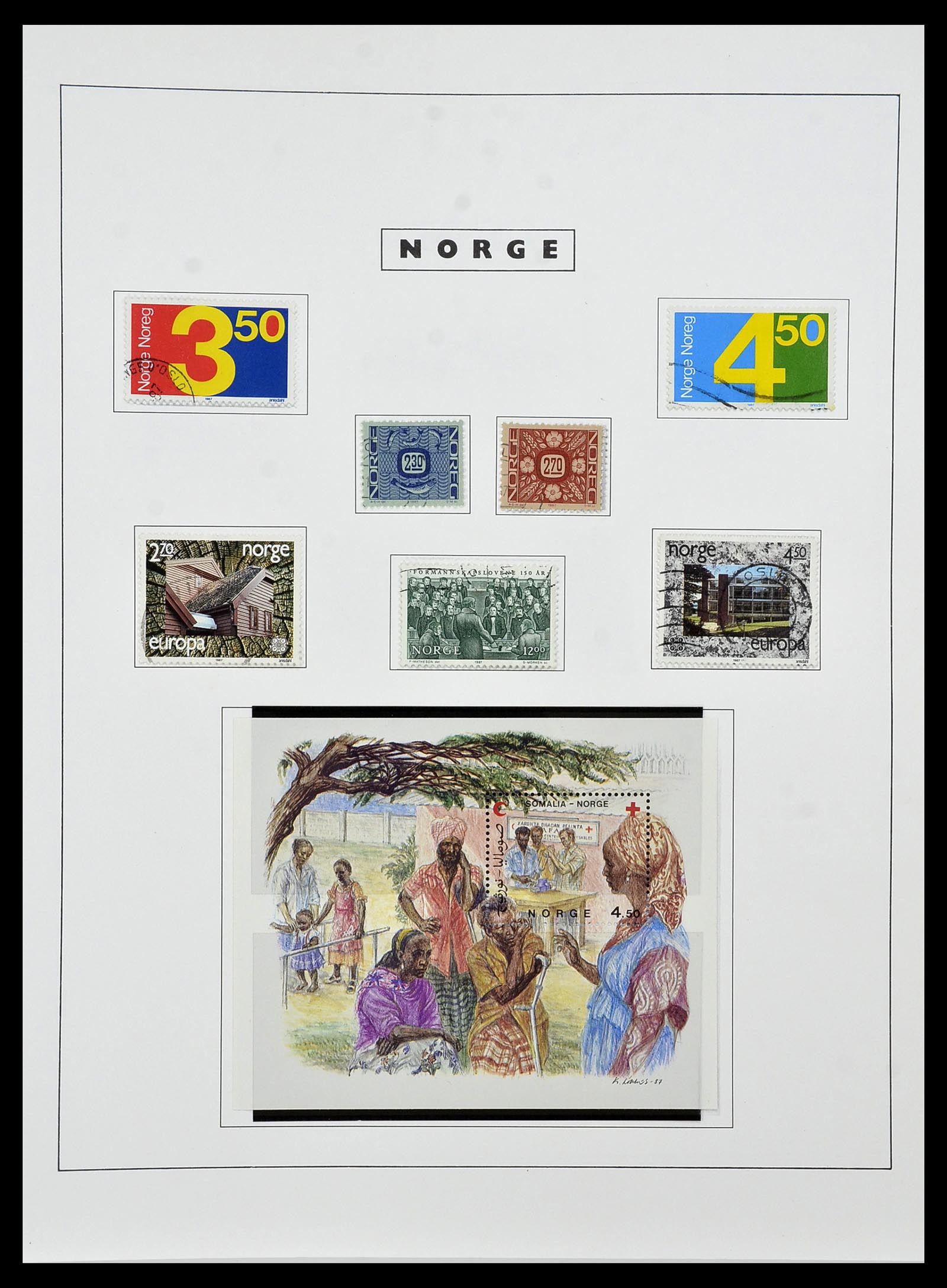 34274 090 - Stamp collection 34274 Norway 1856-2012.