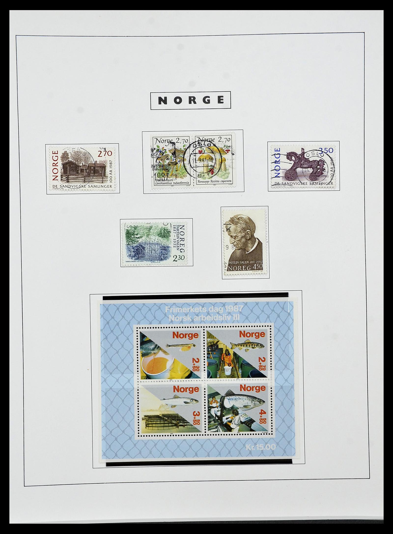 34274 091 - Stamp collection 34274 Norway 1856-2012.