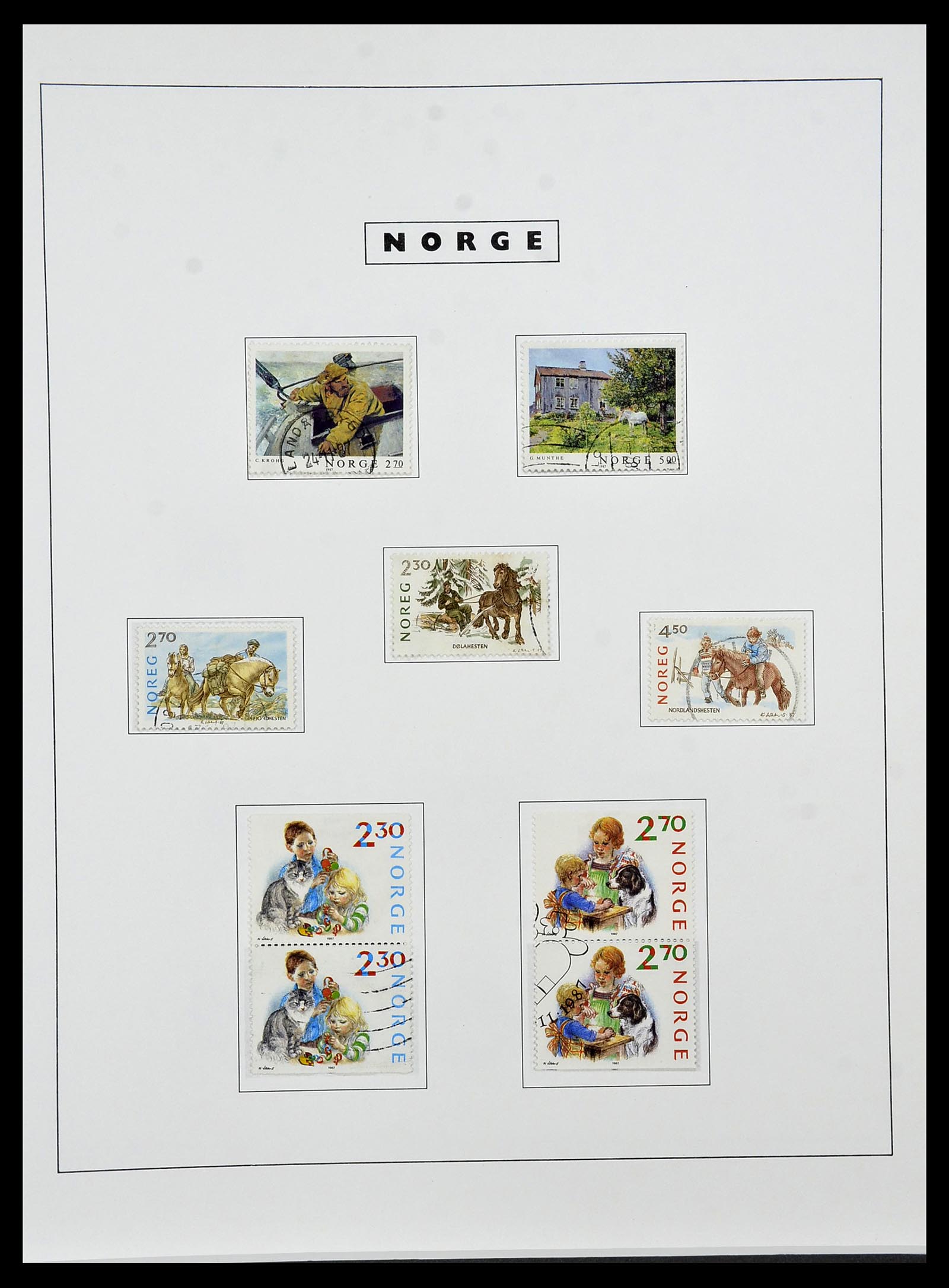 34274 092 - Stamp collection 34274 Norway 1856-2012.