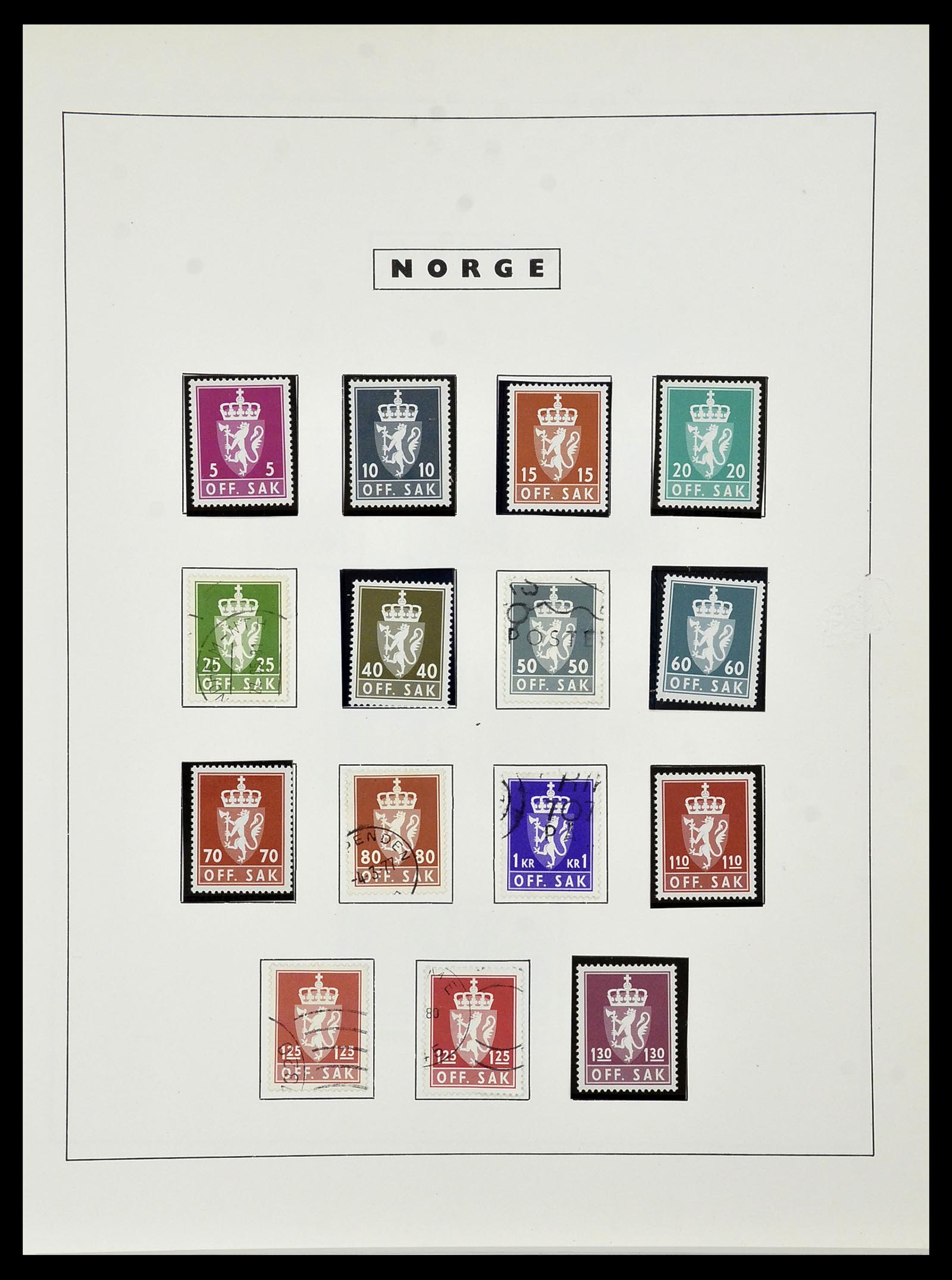 34274 131 - Stamp collection 34274 Norway 1856-2012.