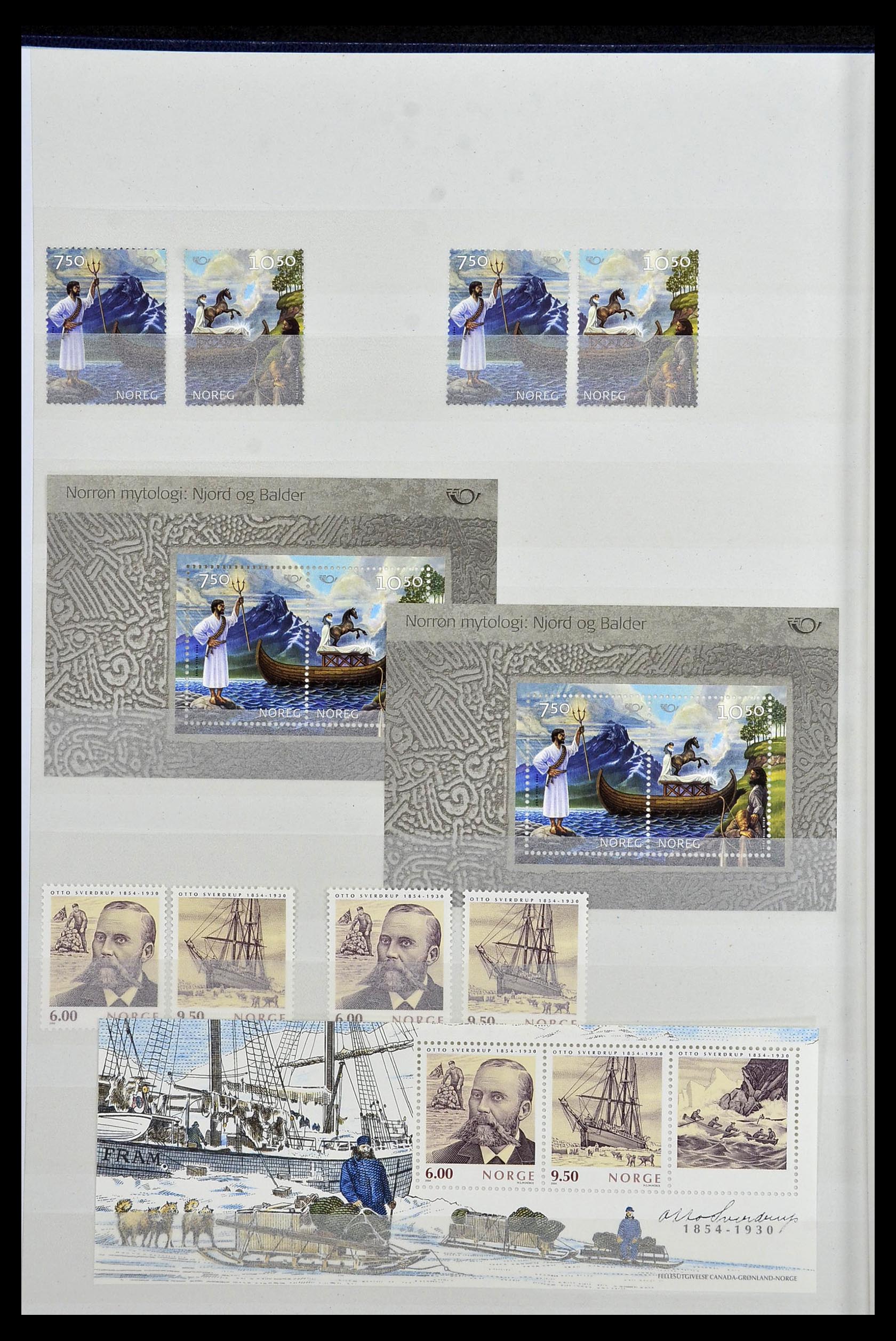 34274 140 - Postzegelverzameling 34274 Noorwegen 1856-2012.