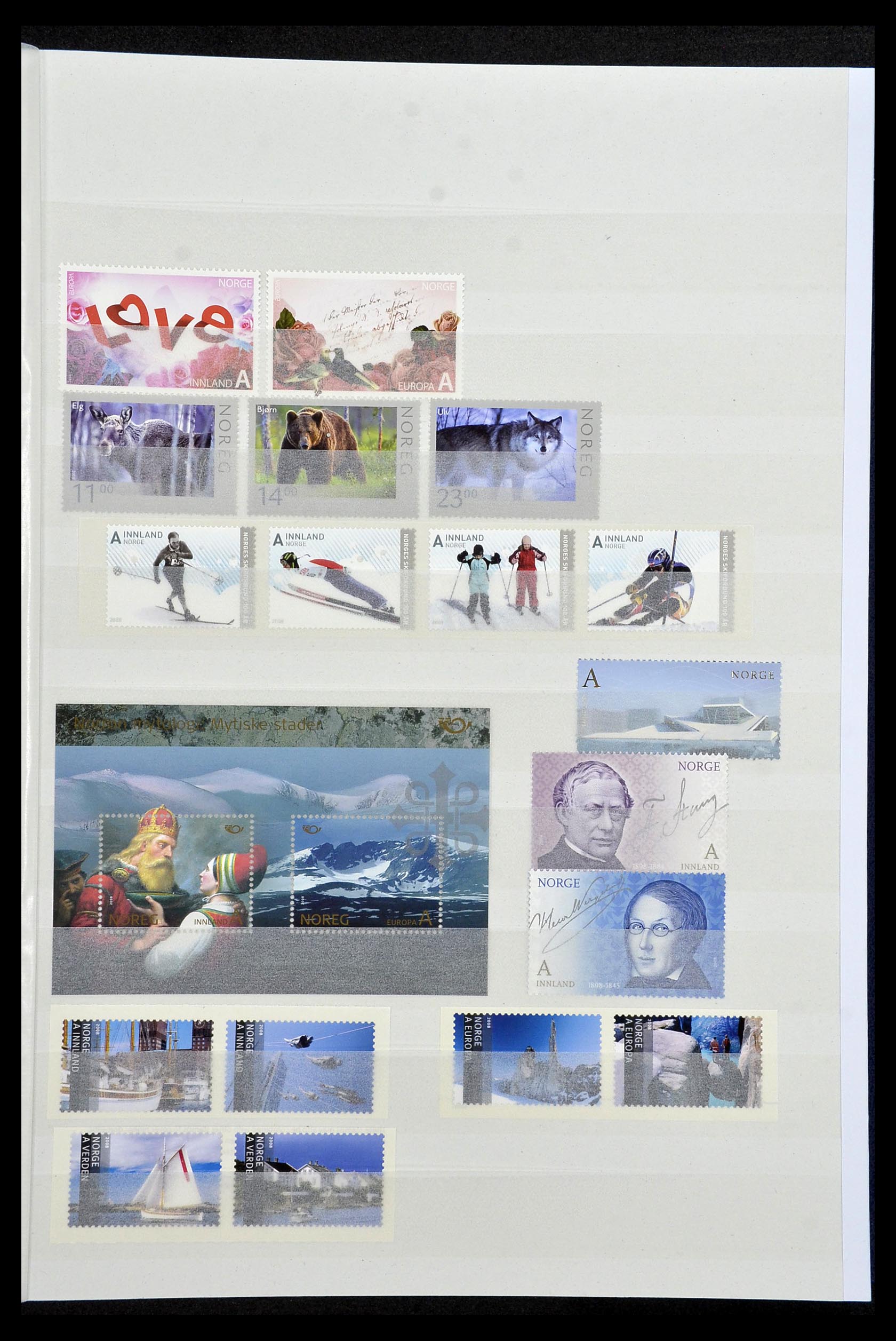34274 151 - Stamp collection 34274 Norway 1856-2012.