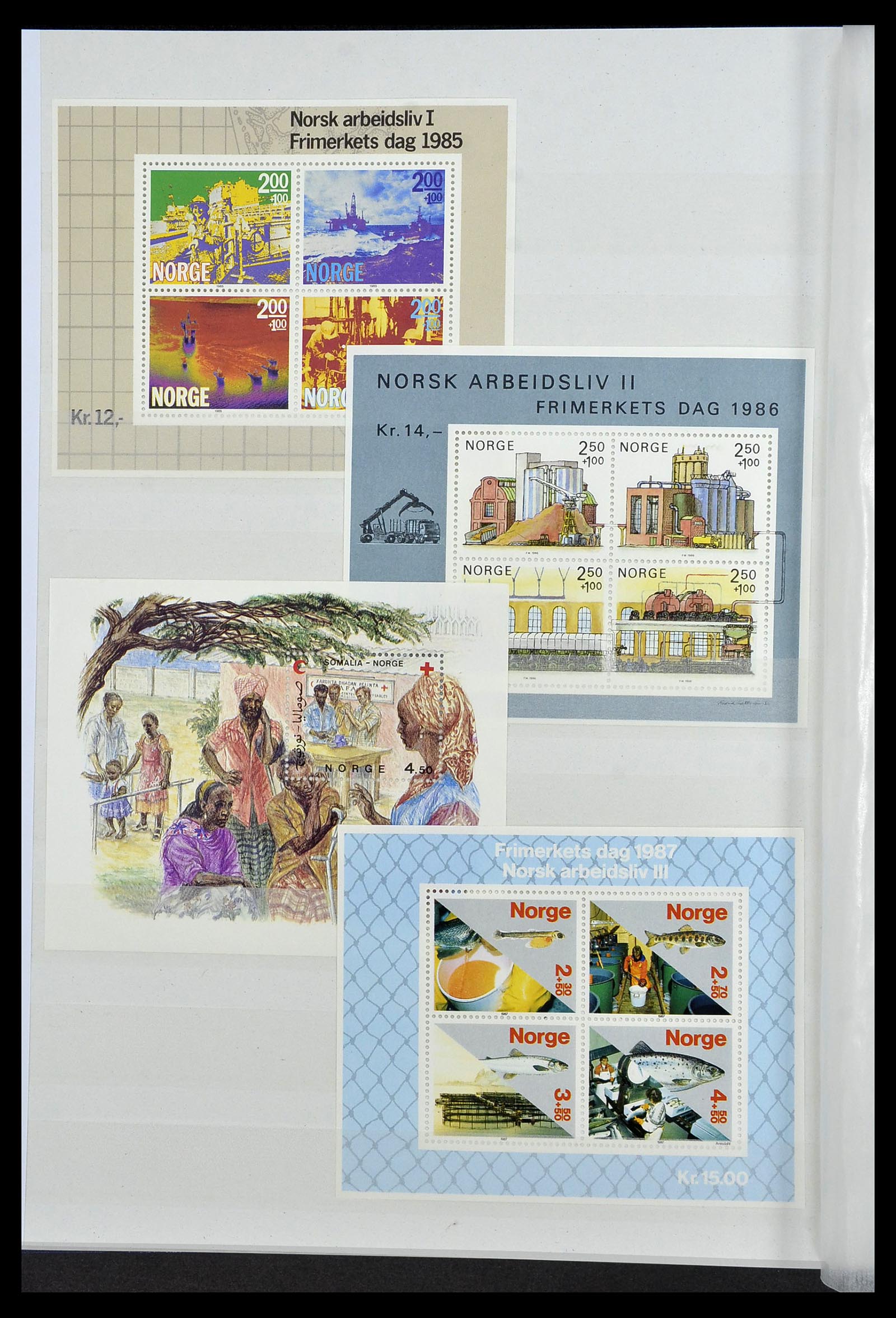 34274 163 - Postzegelverzameling 34274 Noorwegen 1856-2012.