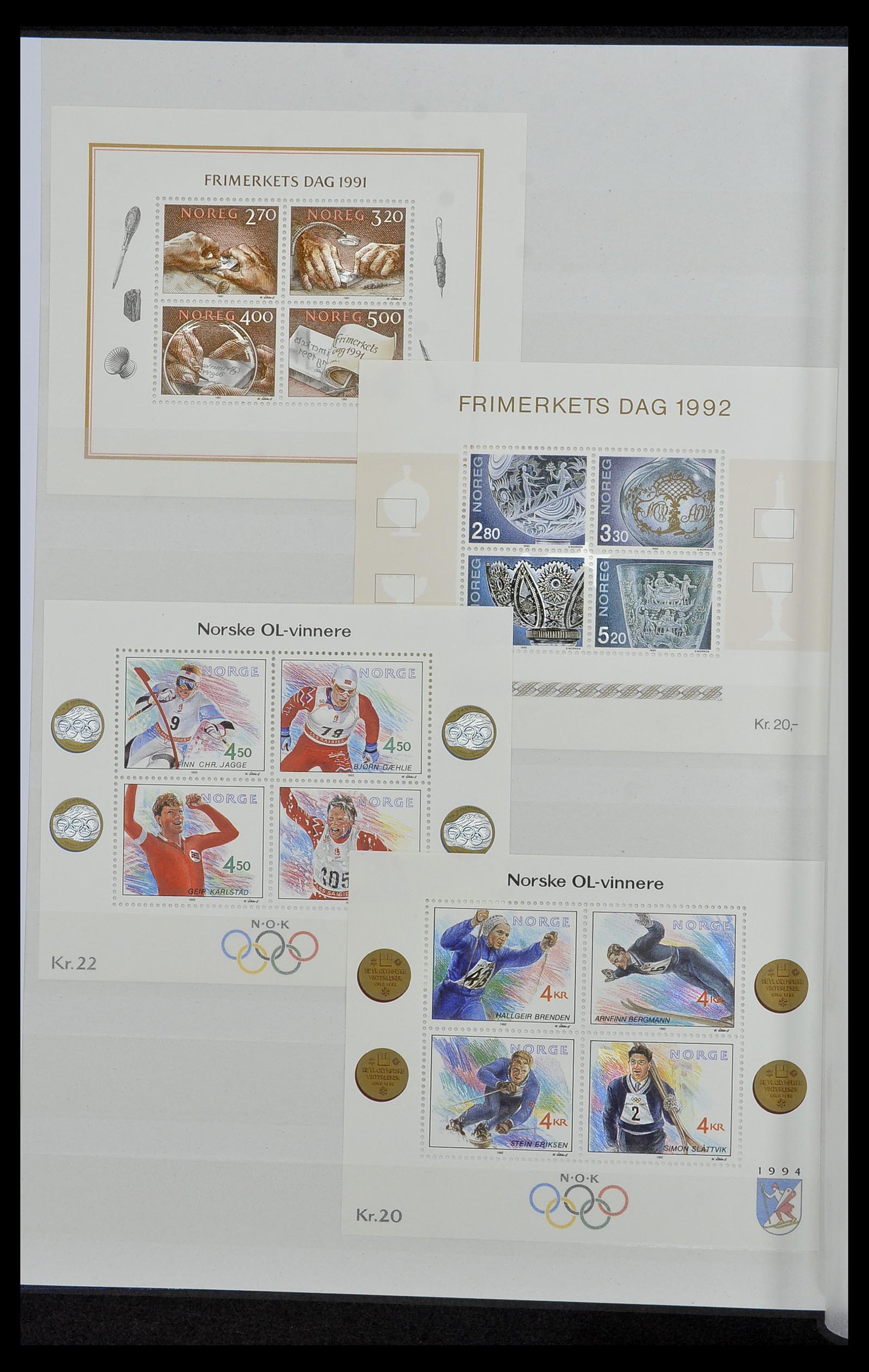 34274 165 - Postzegelverzameling 34274 Noorwegen 1856-2012.