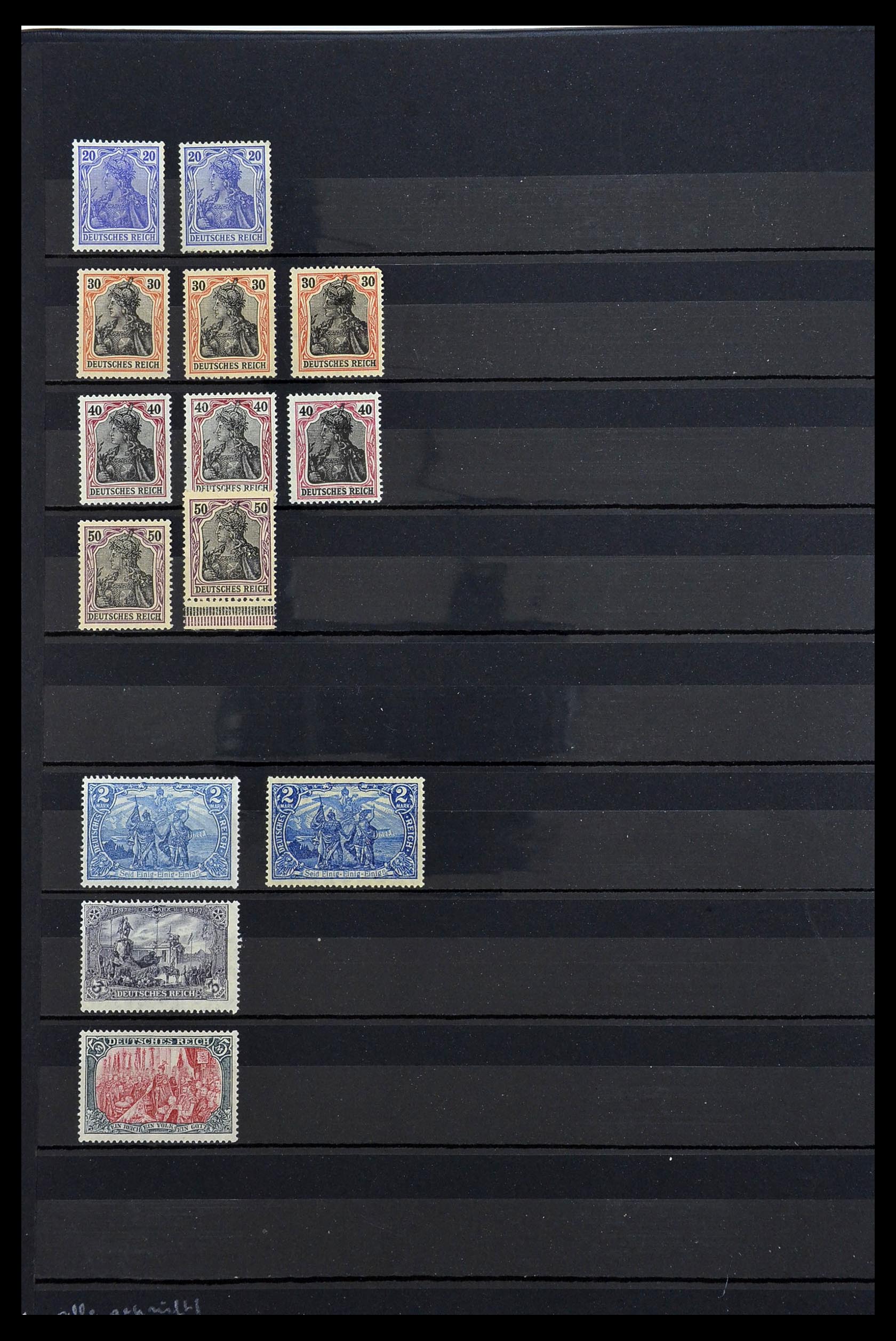 34275 002 - Postzegelverzameling 34275 Duitse Rijk postfris 1889-1945.