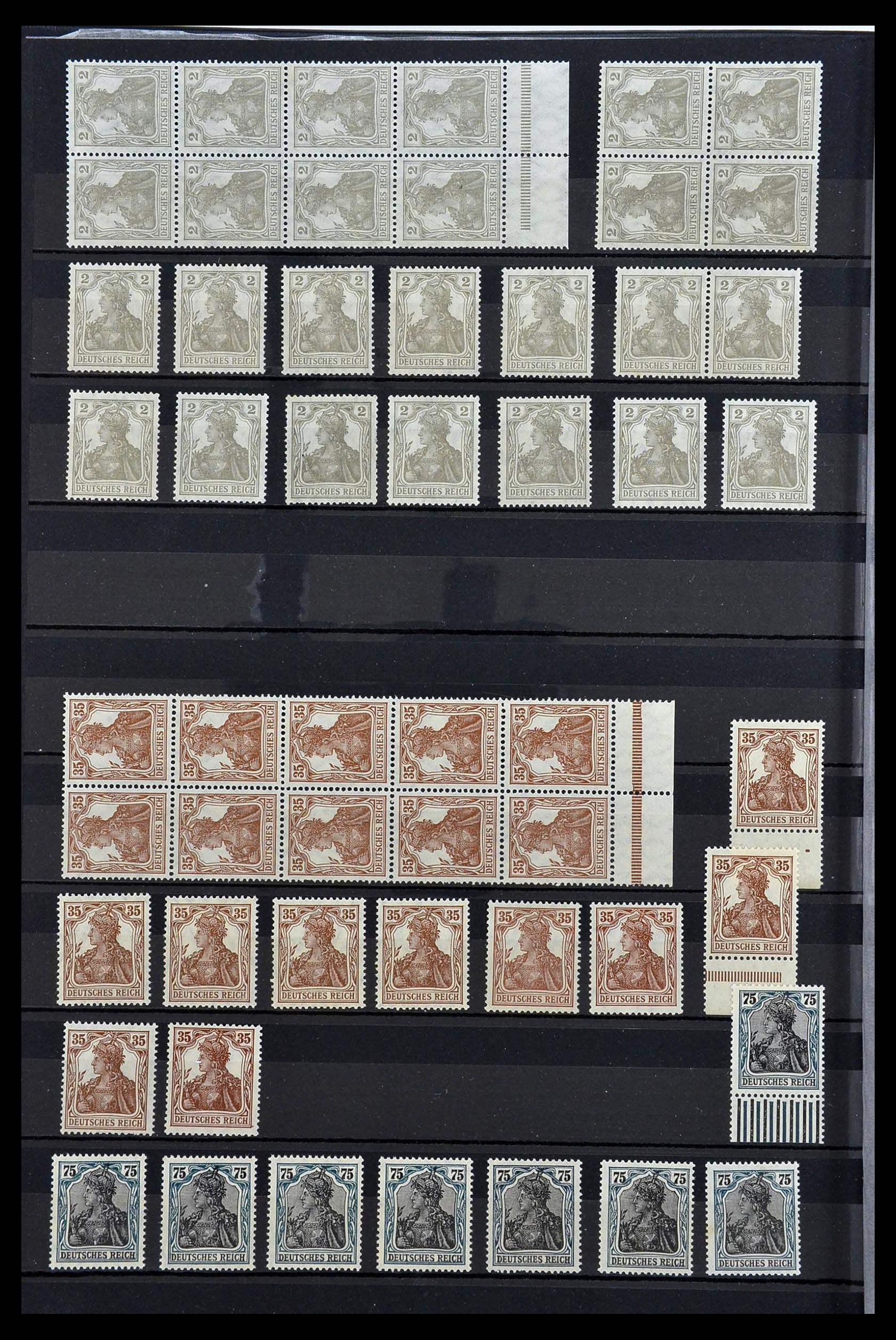 34275 004 - Postzegelverzameling 34275 Duitse Rijk postfris 1889-1945.