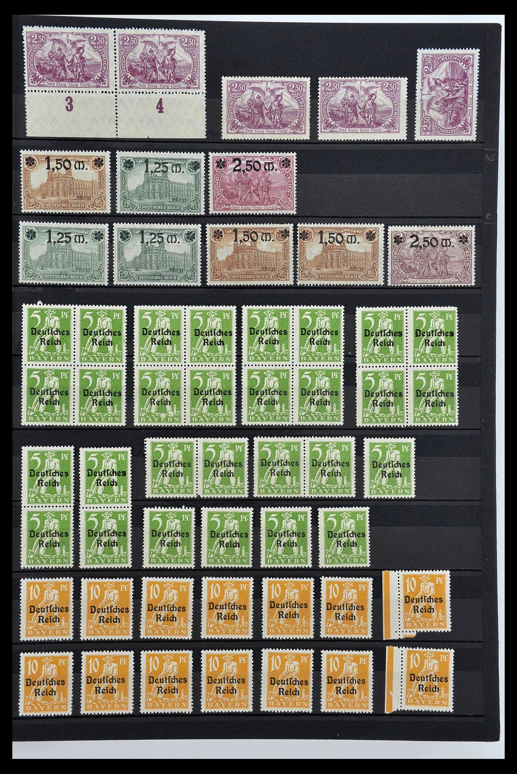 34275 007 - Postzegelverzameling 34275 Duitse Rijk postfris 1889-1945.
