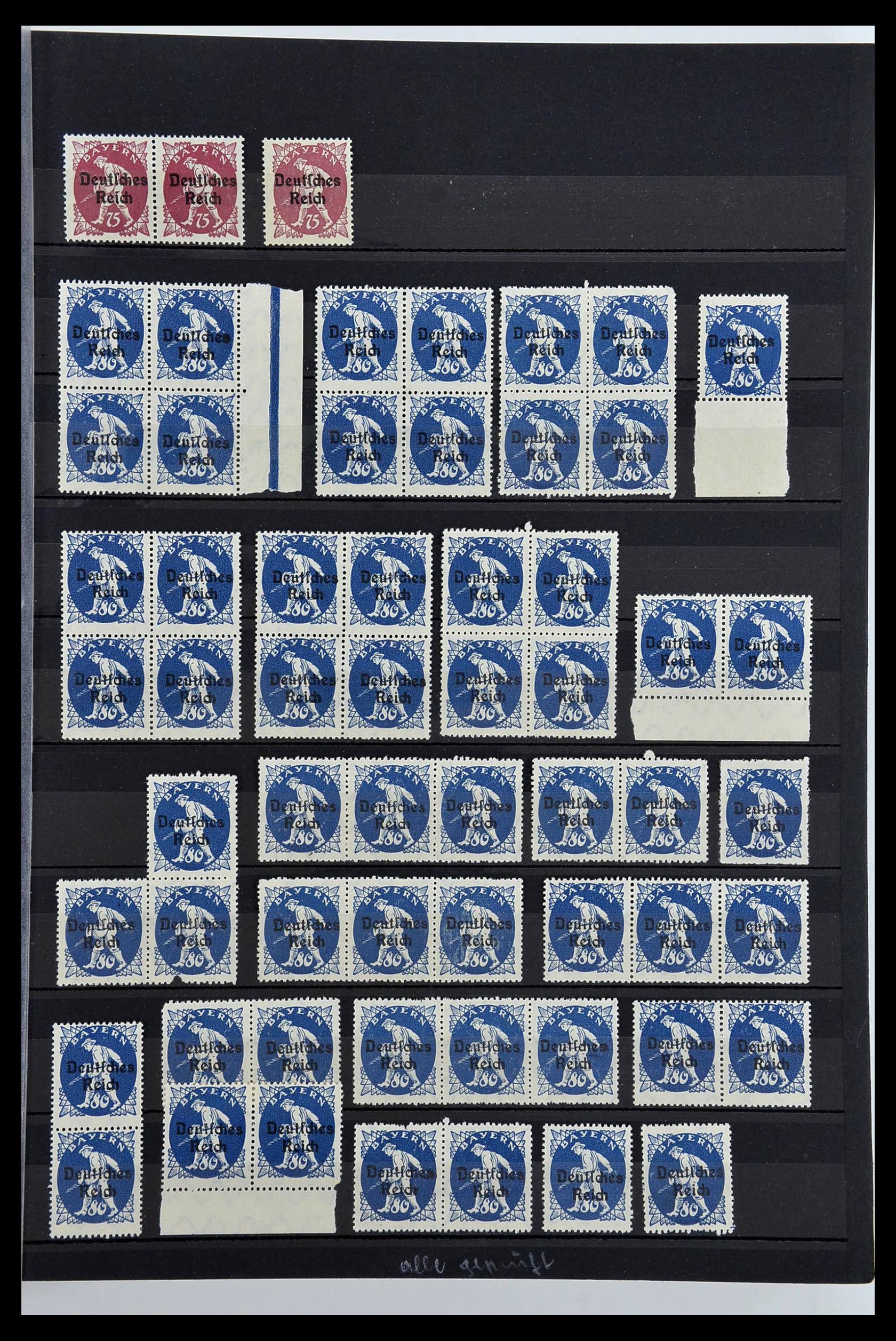 34275 011 - Postzegelverzameling 34275 Duitse Rijk postfris 1889-1945.