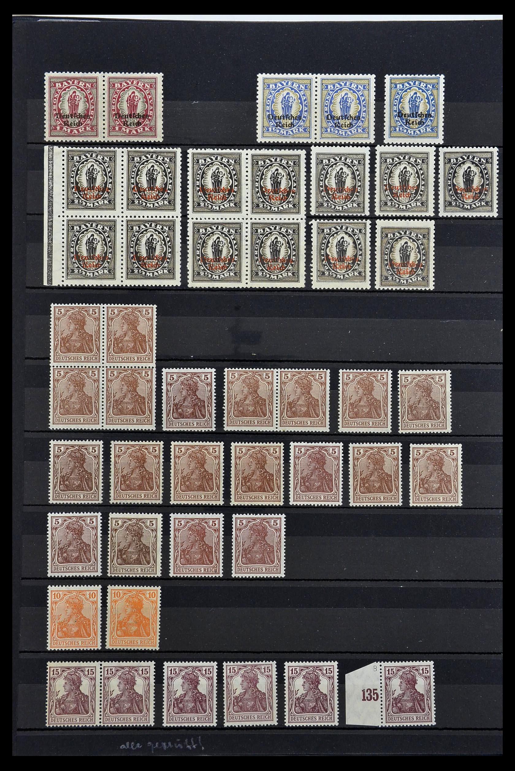 34275 012 - Postzegelverzameling 34275 Duitse Rijk postfris 1889-1945.