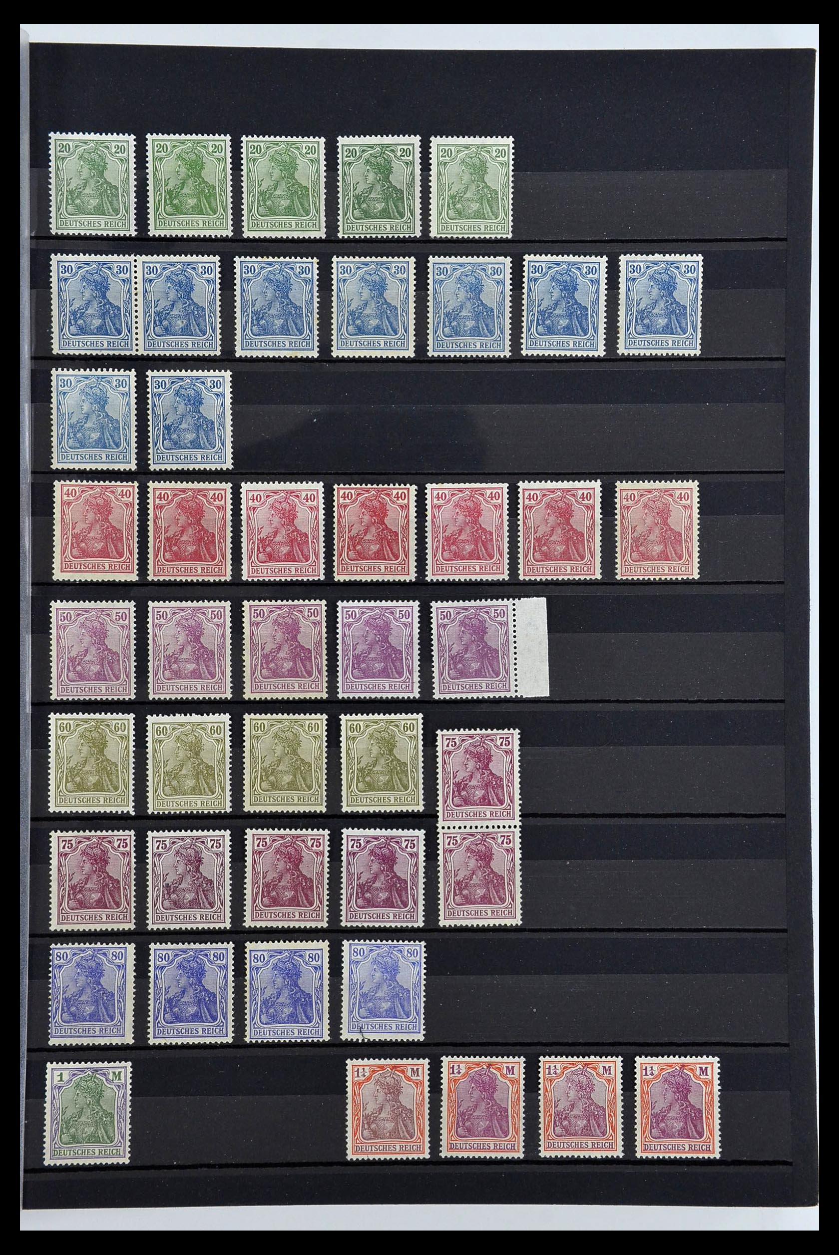 34275 013 - Postzegelverzameling 34275 Duitse Rijk postfris 1889-1945.