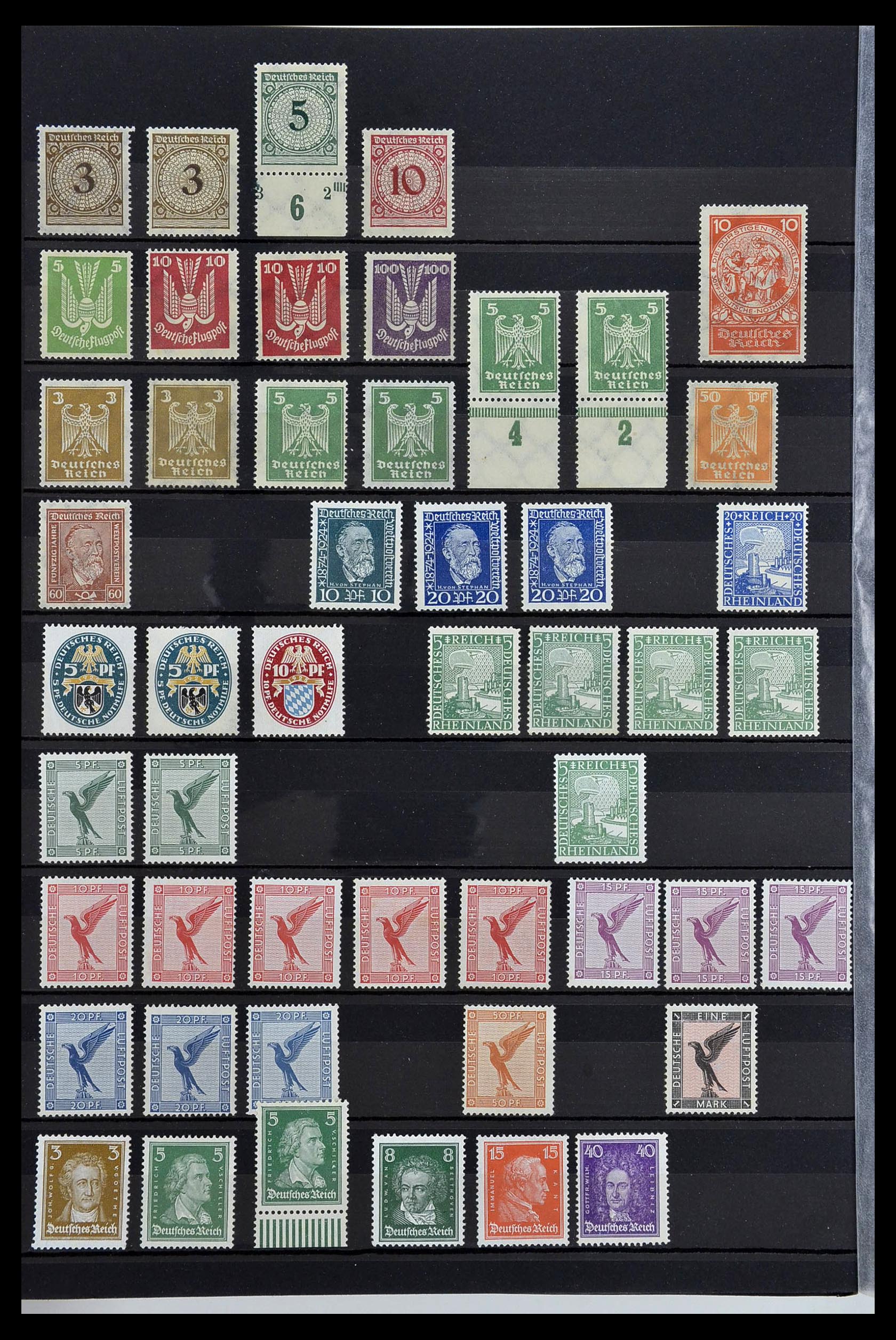 34275 016 - Postzegelverzameling 34275 Duitse Rijk postfris 1889-1945.