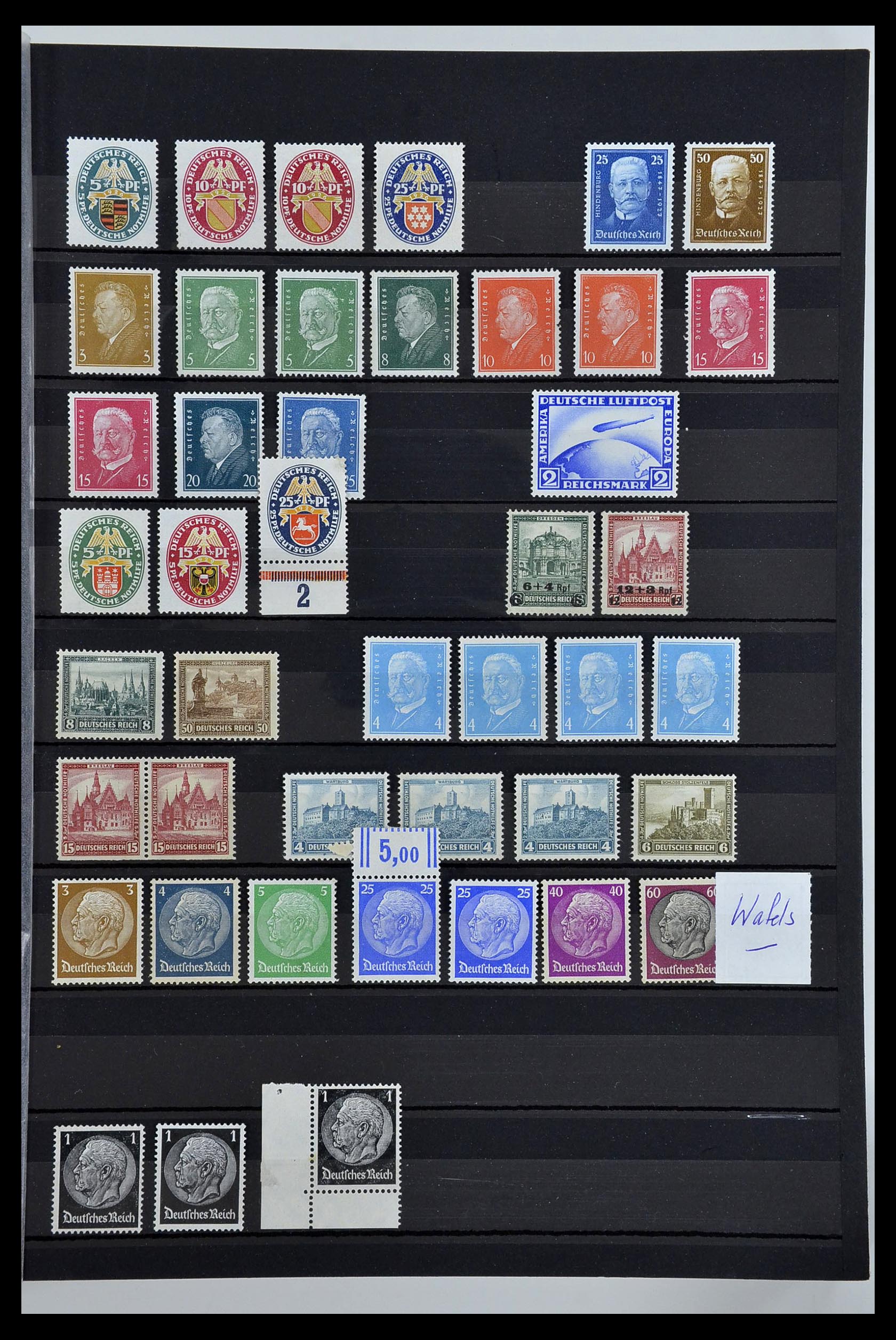 34275 017 - Postzegelverzameling 34275 Duitse Rijk postfris 1889-1945.