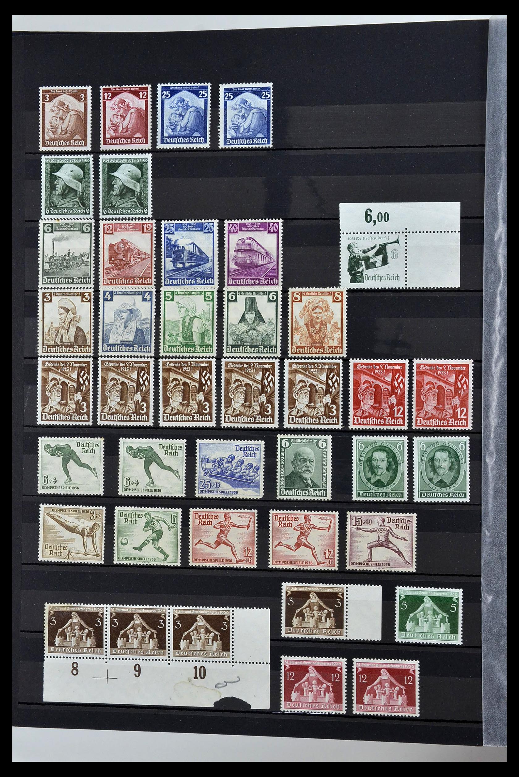 34275 020 - Stamp collection 34275 German Reich MNH 1889-1945.