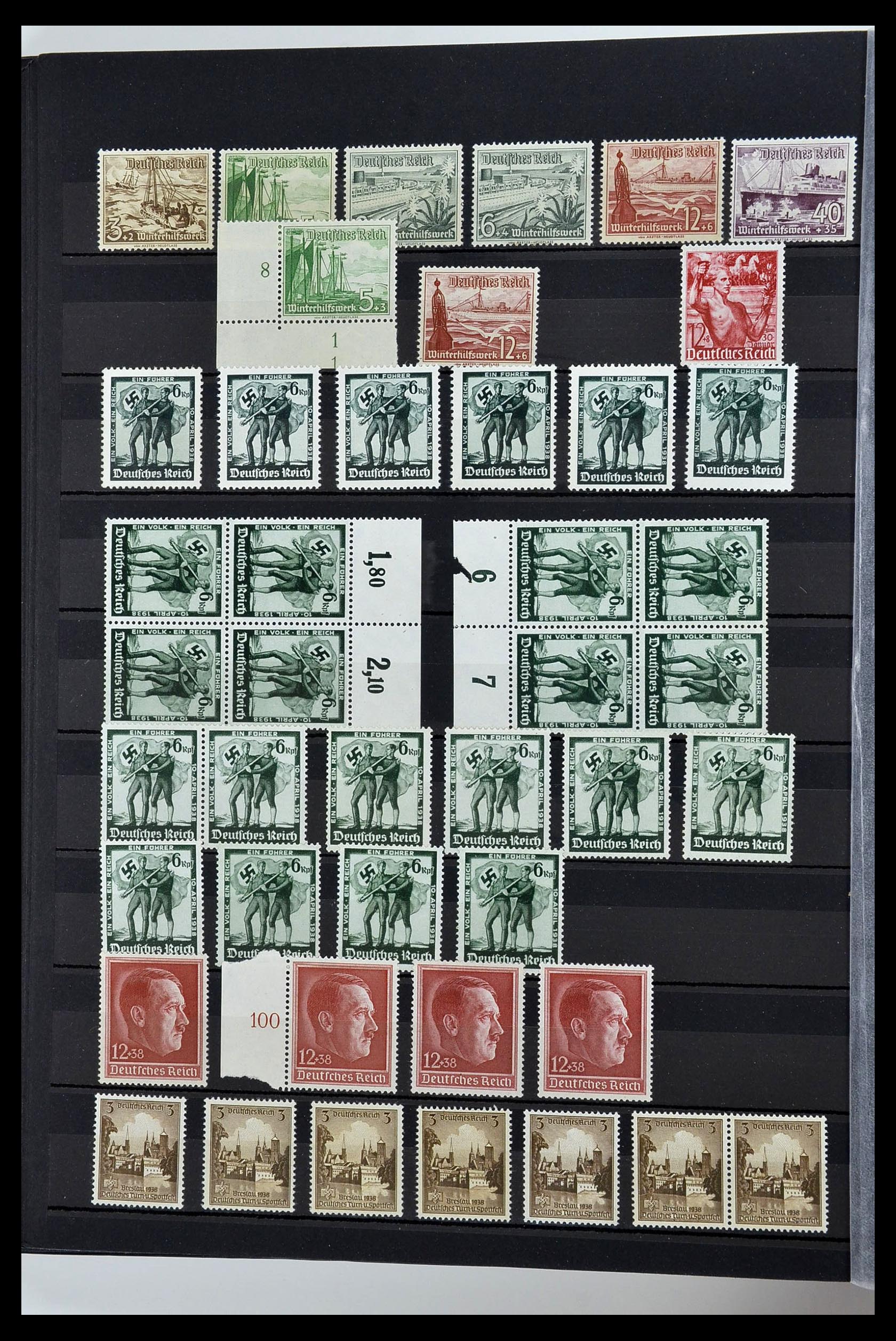 34275 022 - Postzegelverzameling 34275 Duitse Rijk postfris 1889-1945.