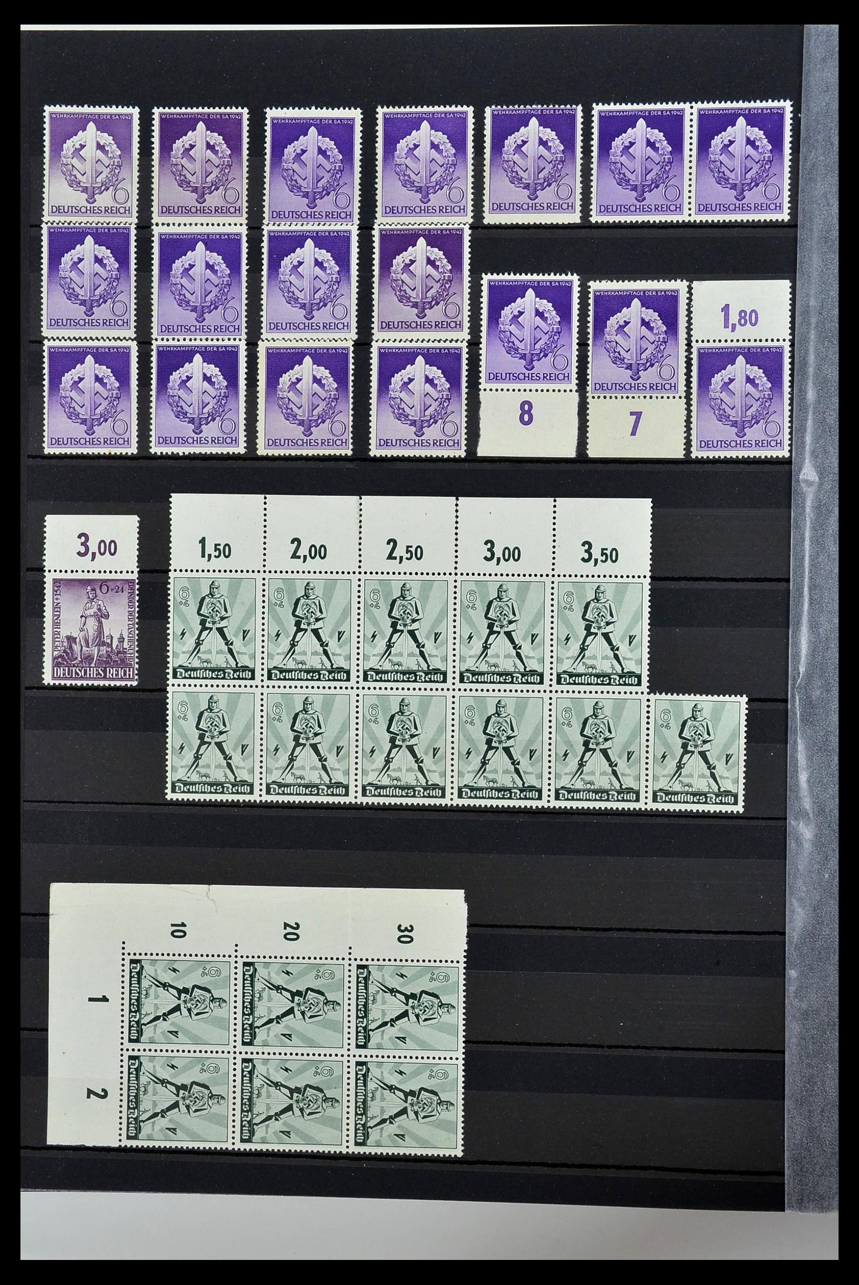 34275 030 - Postzegelverzameling 34275 Duitse Rijk postfris 1889-1945.