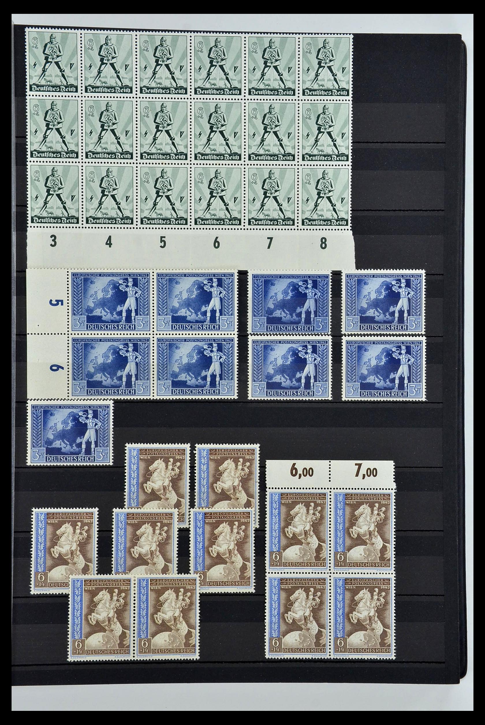 34275 031 - Postzegelverzameling 34275 Duitse Rijk postfris 1889-1945.