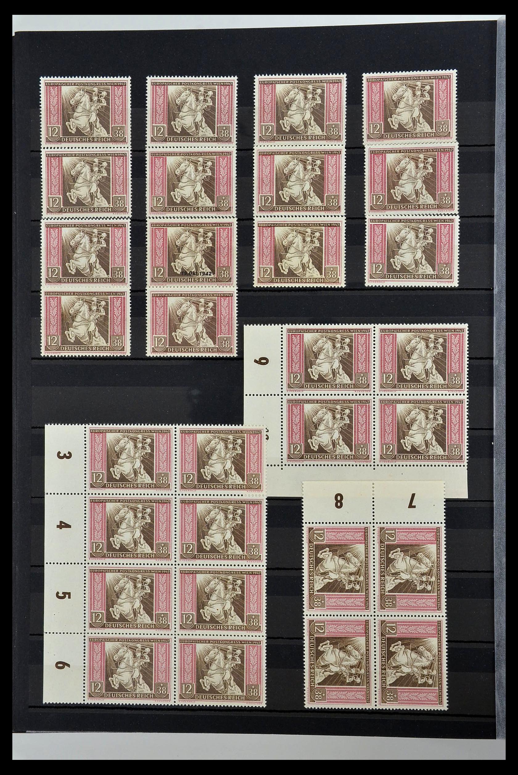 34275 033 - Postzegelverzameling 34275 Duitse Rijk postfris 1889-1945.