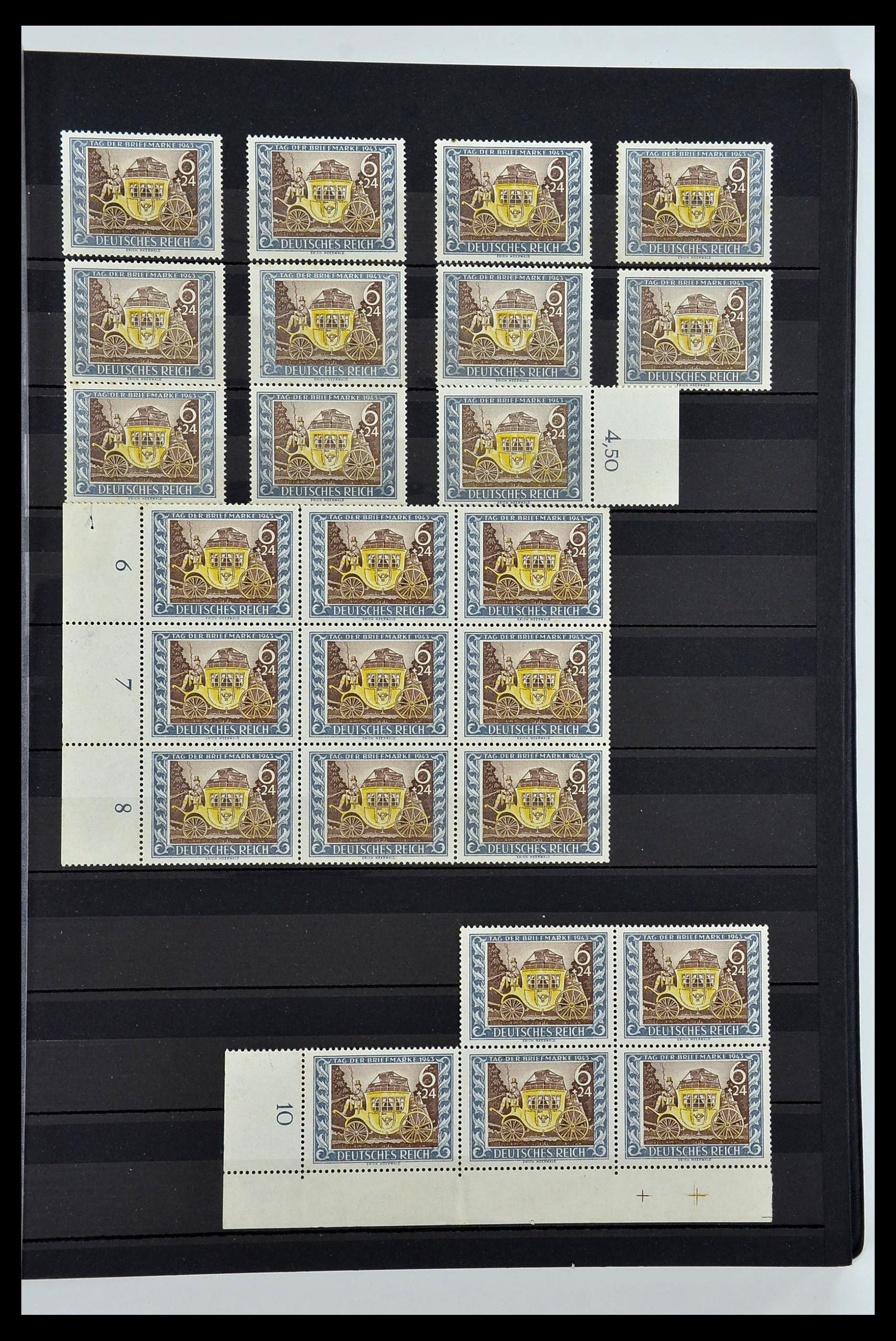 34275 035 - Postzegelverzameling 34275 Duitse Rijk postfris 1889-1945.