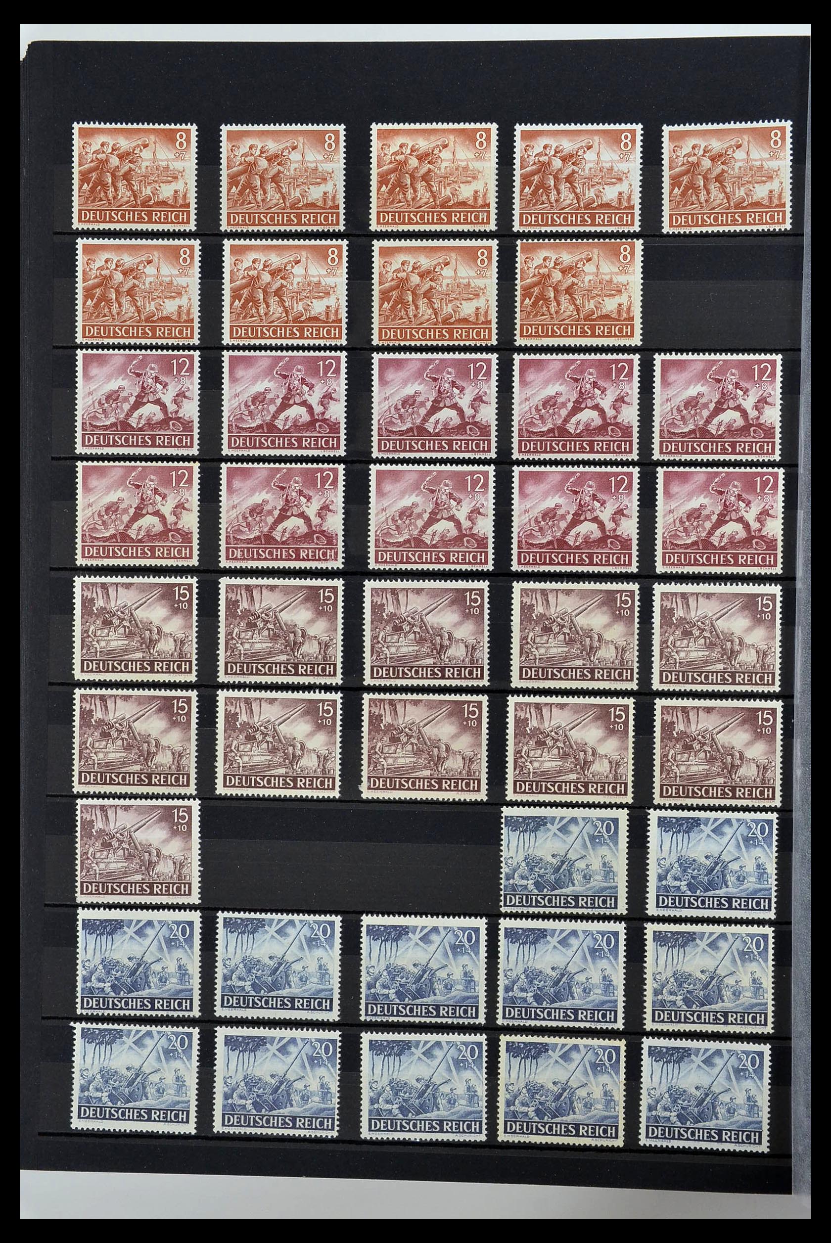 34275 038 - Postzegelverzameling 34275 Duitse Rijk postfris 1889-1945.