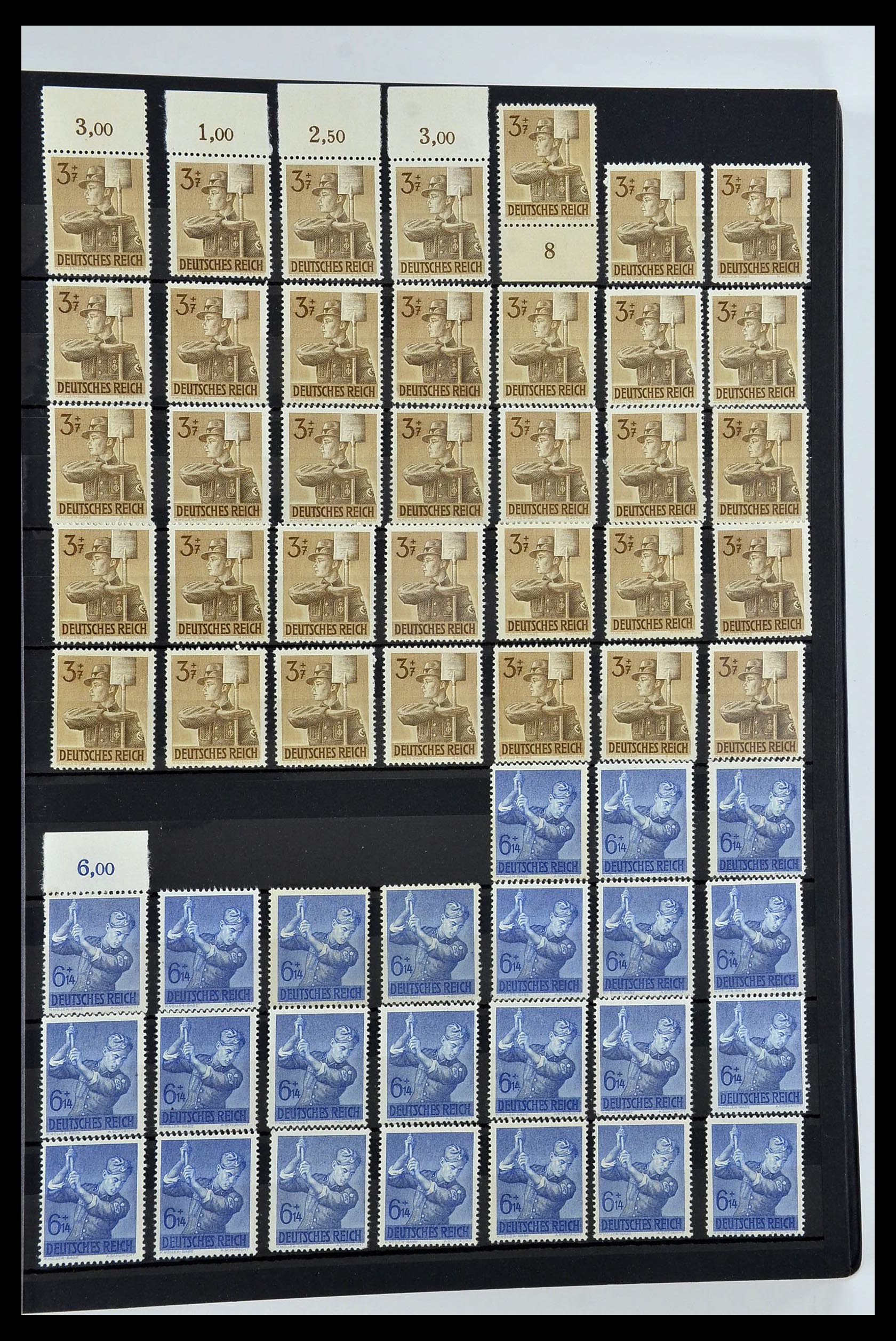 34275 041 - Postzegelverzameling 34275 Duitse Rijk postfris 1889-1945.
