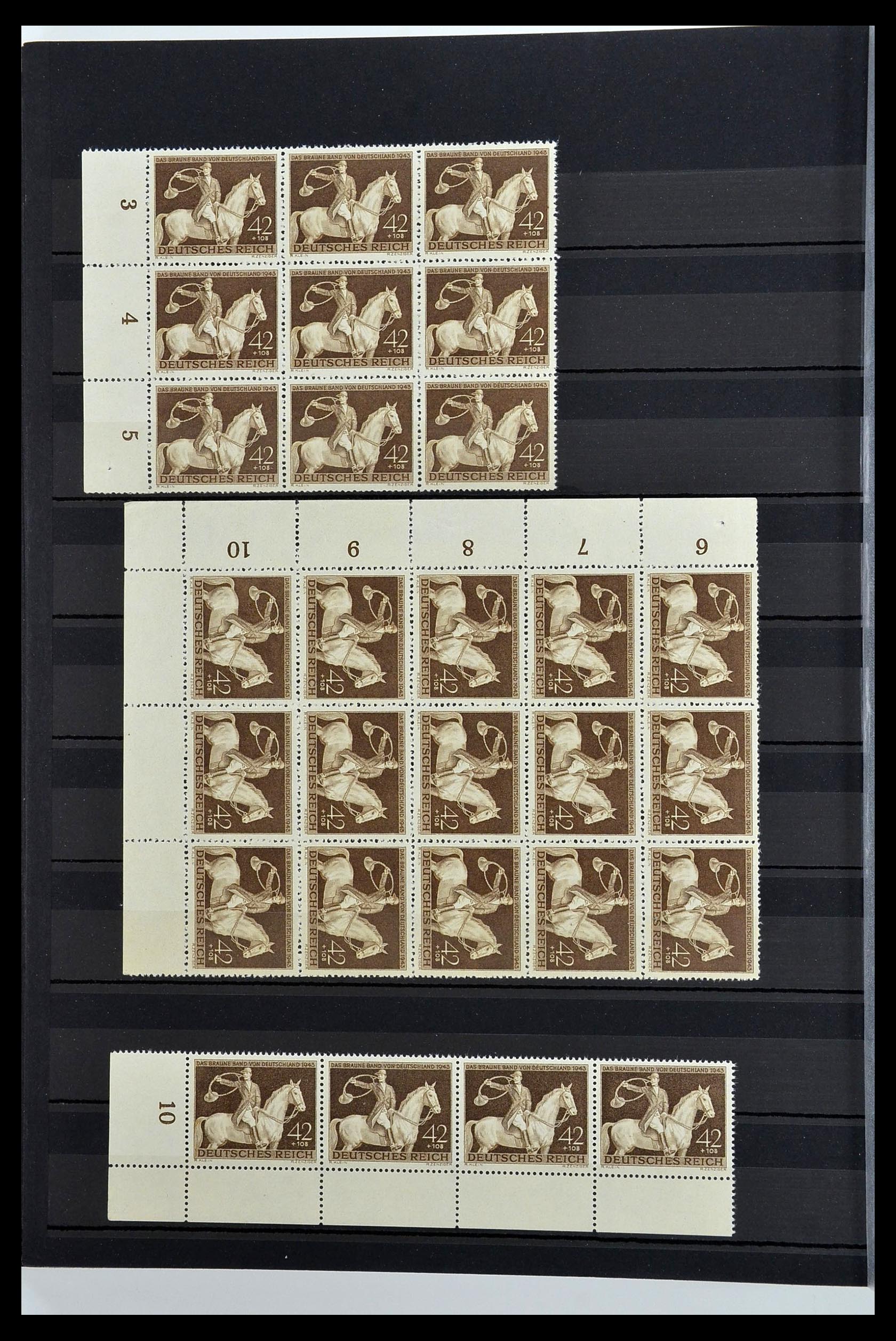 34275 044 - Postzegelverzameling 34275 Duitse Rijk postfris 1889-1945.