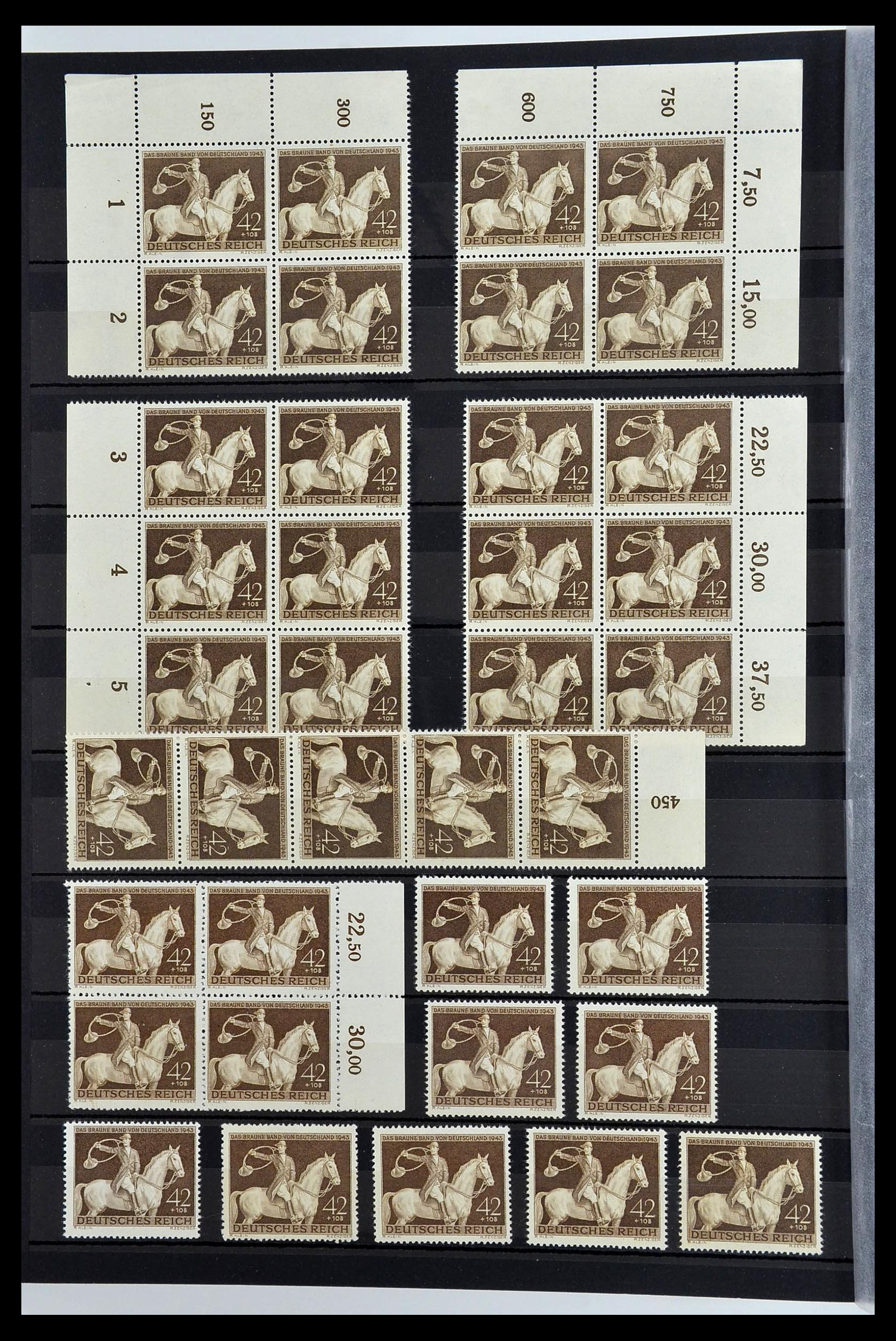 34275 046 - Postzegelverzameling 34275 Duitse Rijk postfris 1889-1945.