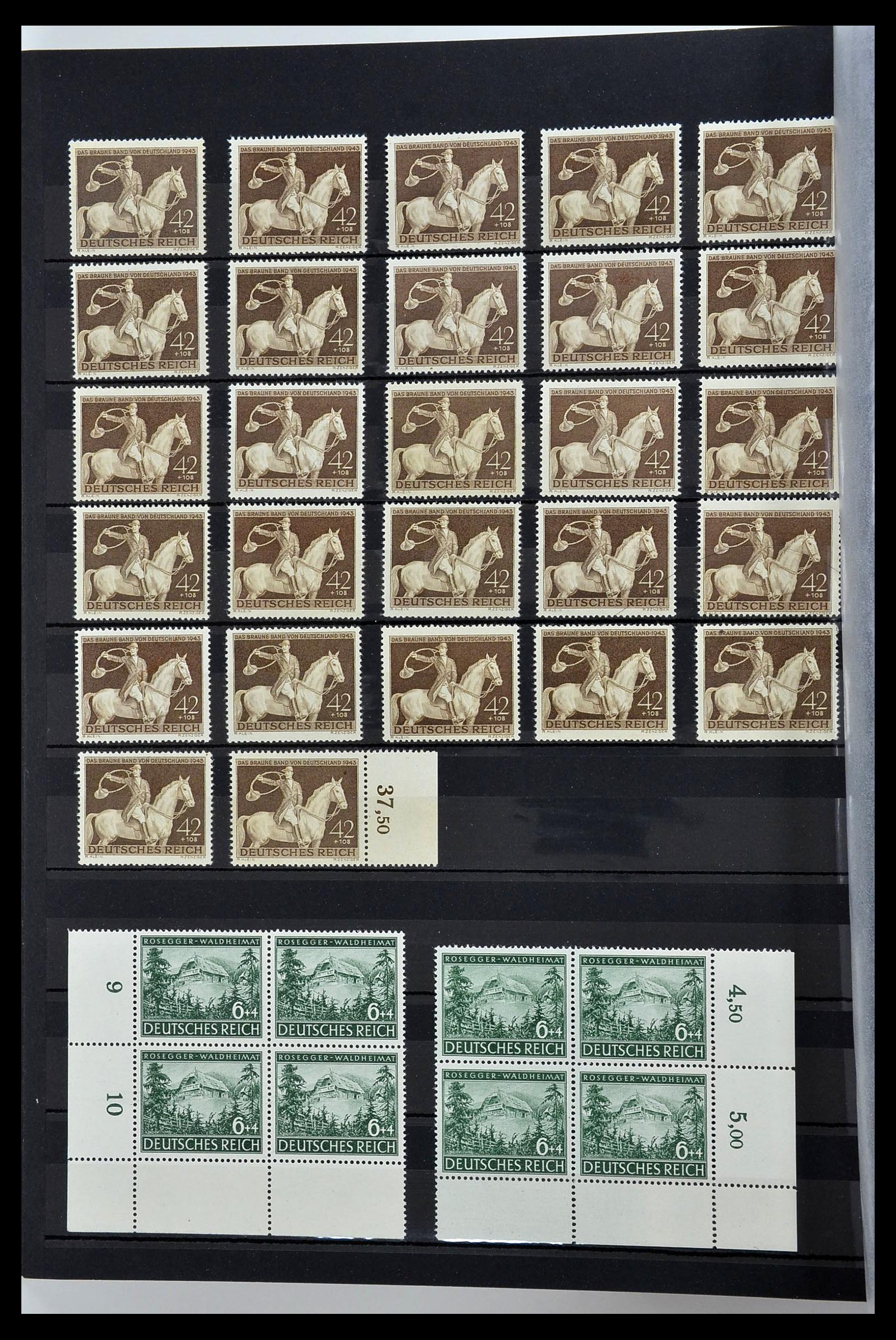 34275 048 - Postzegelverzameling 34275 Duitse Rijk postfris 1889-1945.