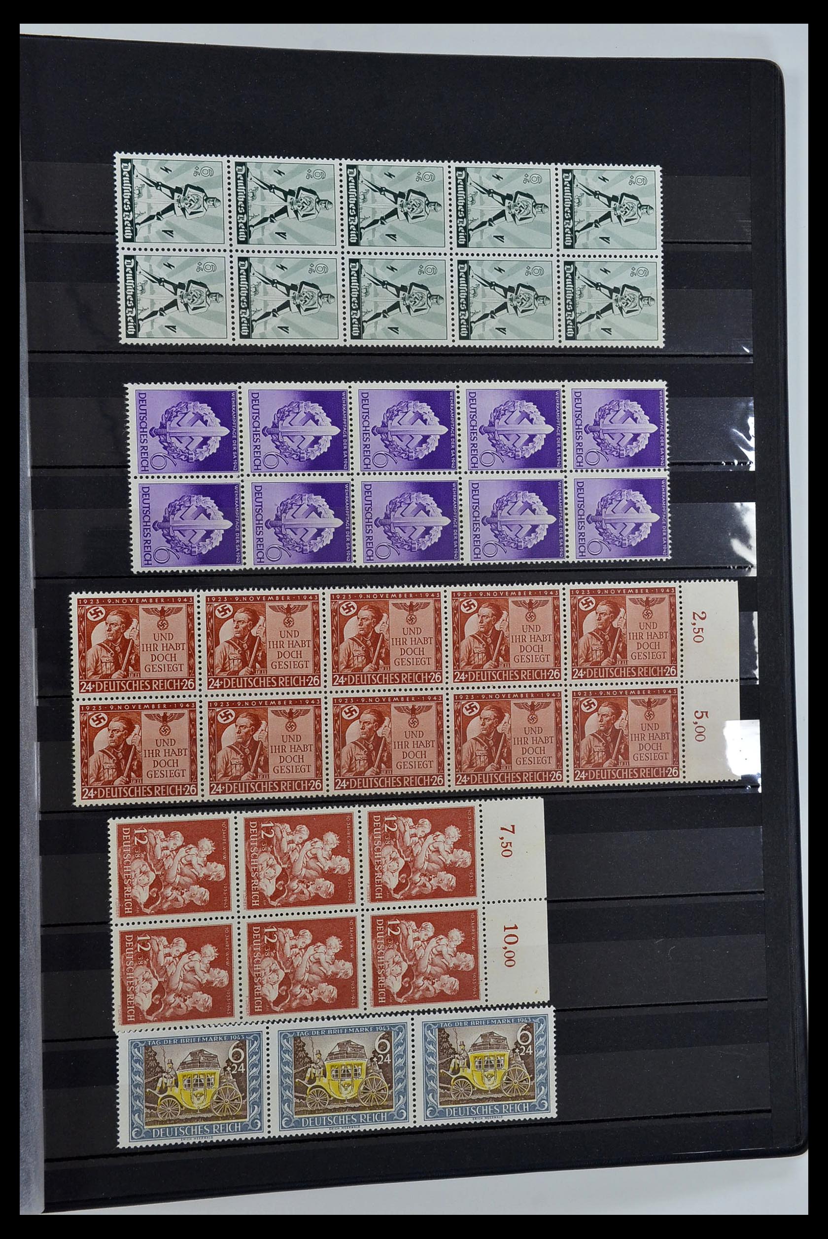 34275 051 - Postzegelverzameling 34275 Duitse Rijk postfris 1889-1945.