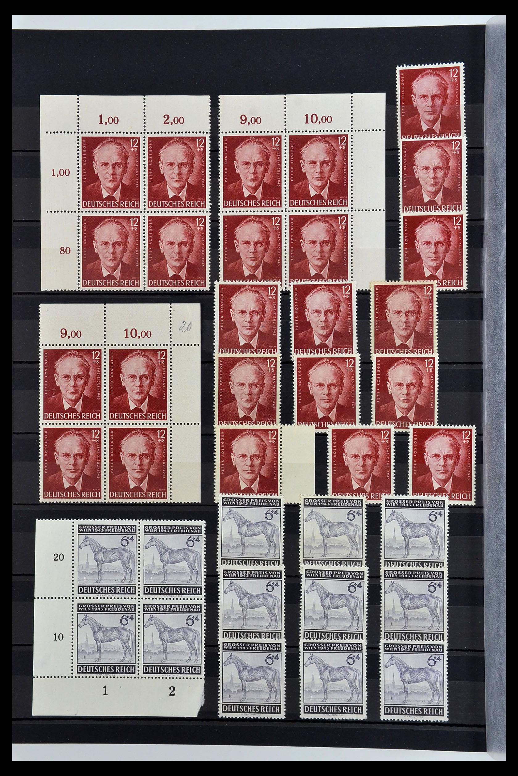 34275 052 - Postzegelverzameling 34275 Duitse Rijk postfris 1889-1945.