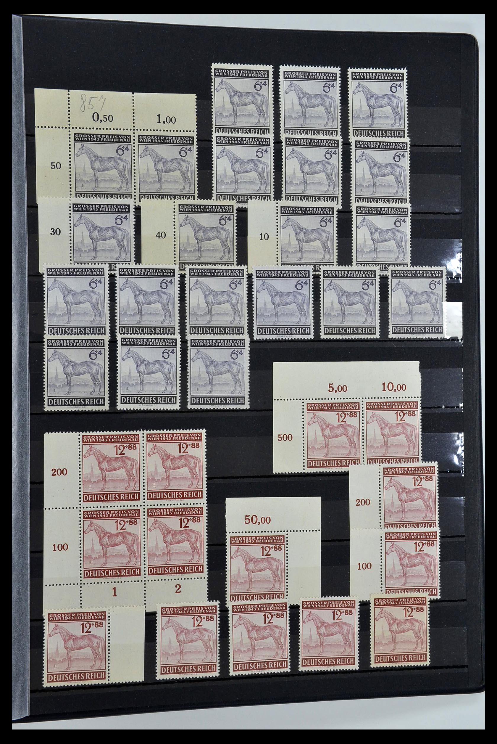 34275 053 - Postzegelverzameling 34275 Duitse Rijk postfris 1889-1945.