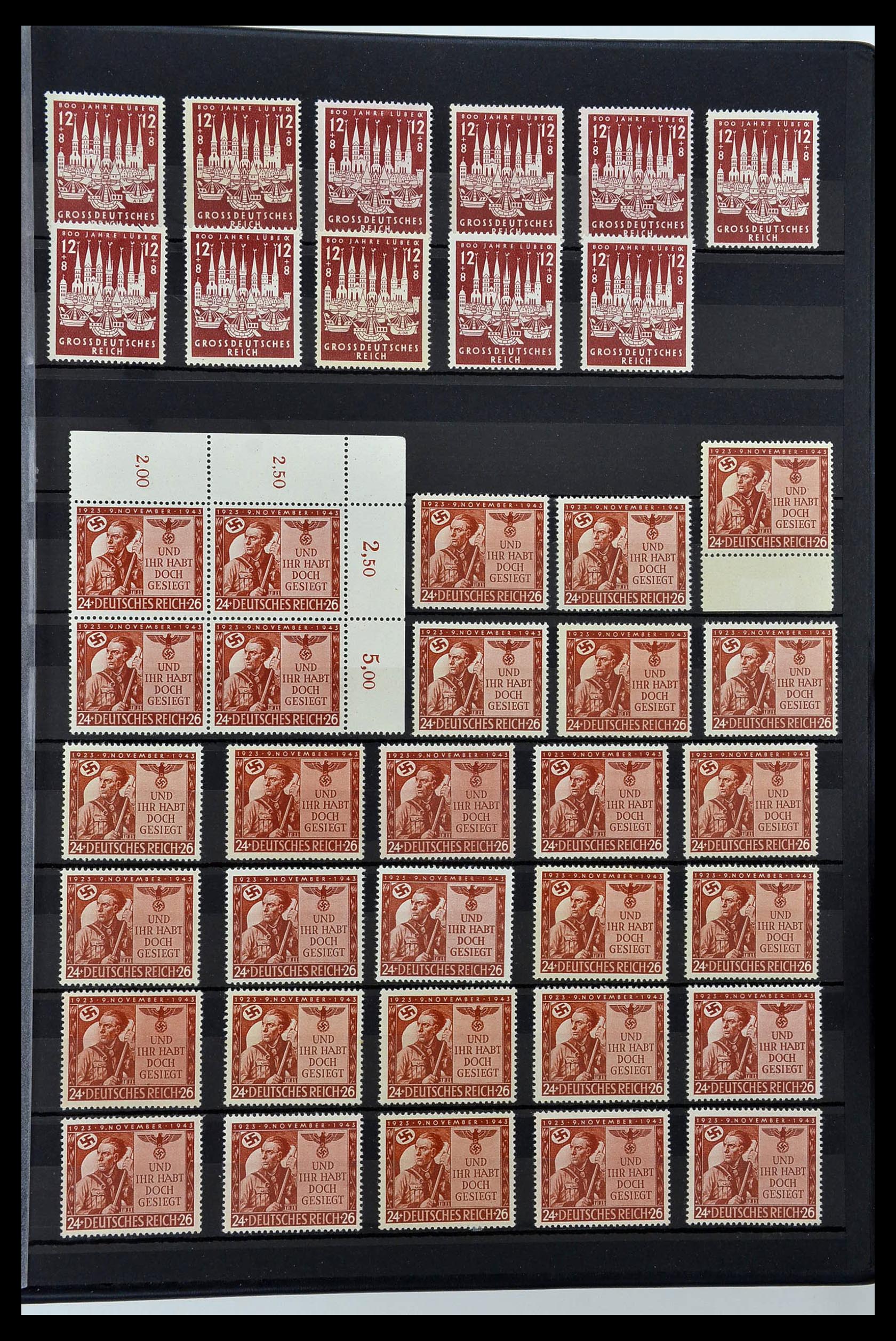 34275 057 - Postzegelverzameling 34275 Duitse Rijk postfris 1889-1945.