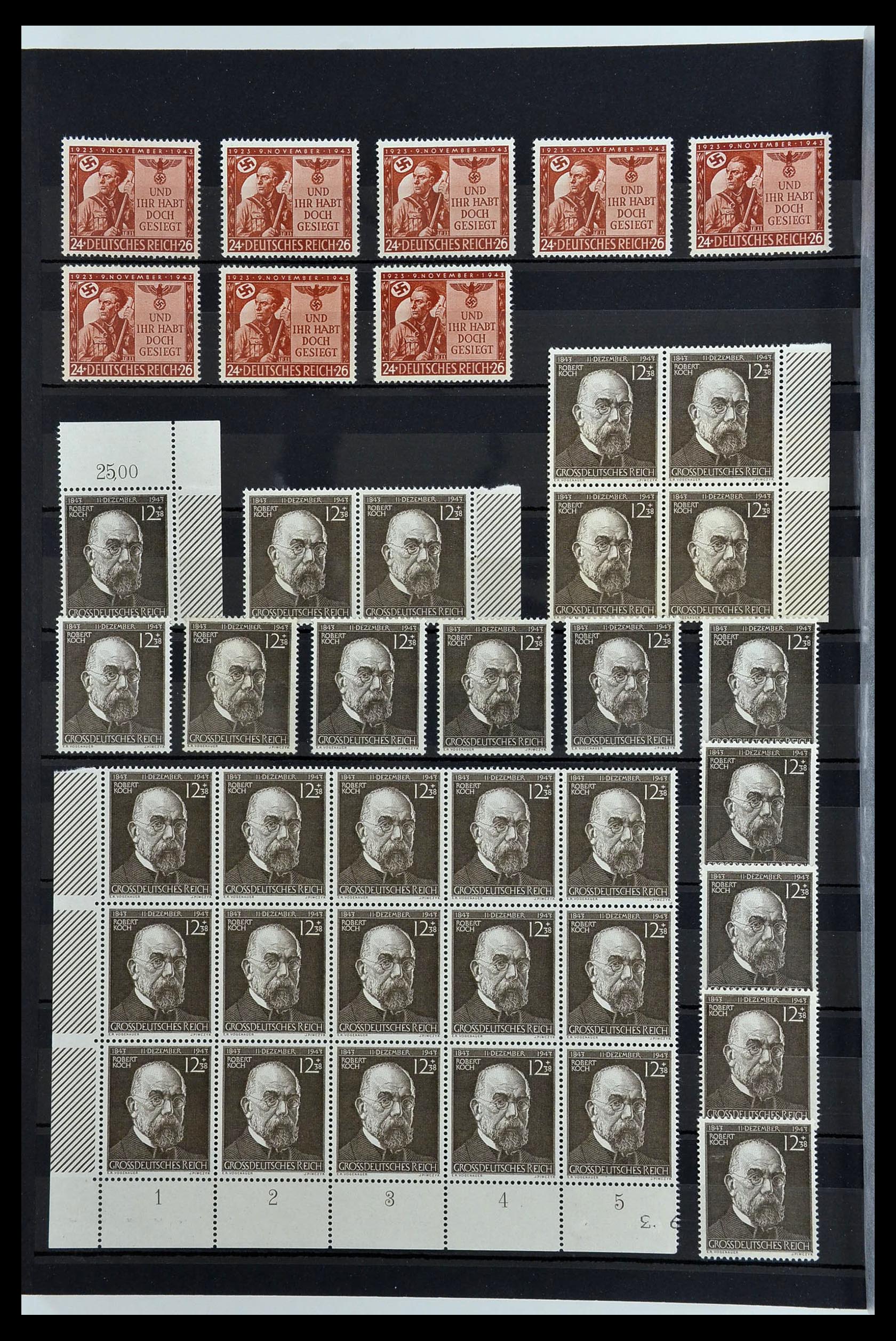 34275 058 - Postzegelverzameling 34275 Duitse Rijk postfris 1889-1945.