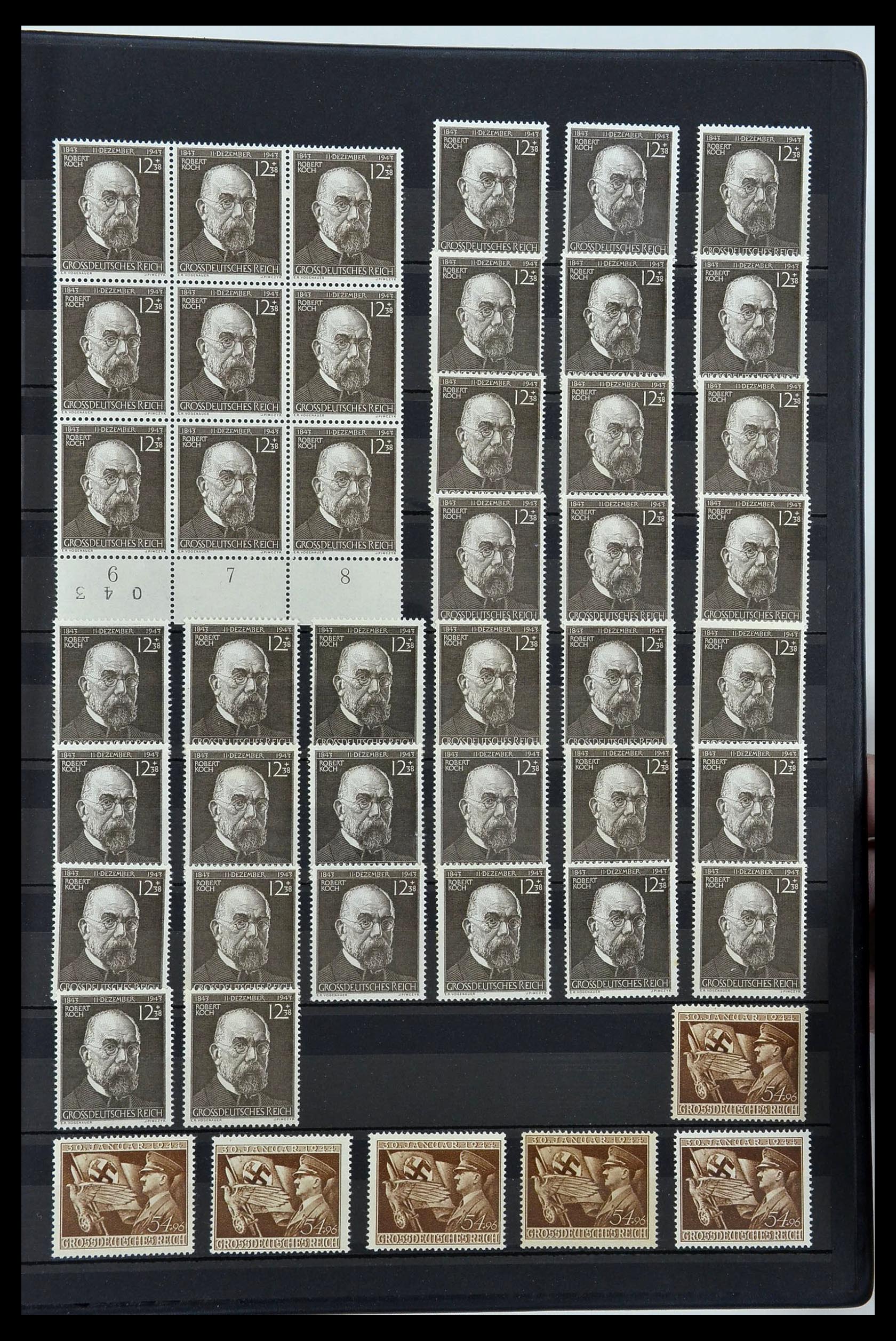 34275 059 - Postzegelverzameling 34275 Duitse Rijk postfris 1889-1945.