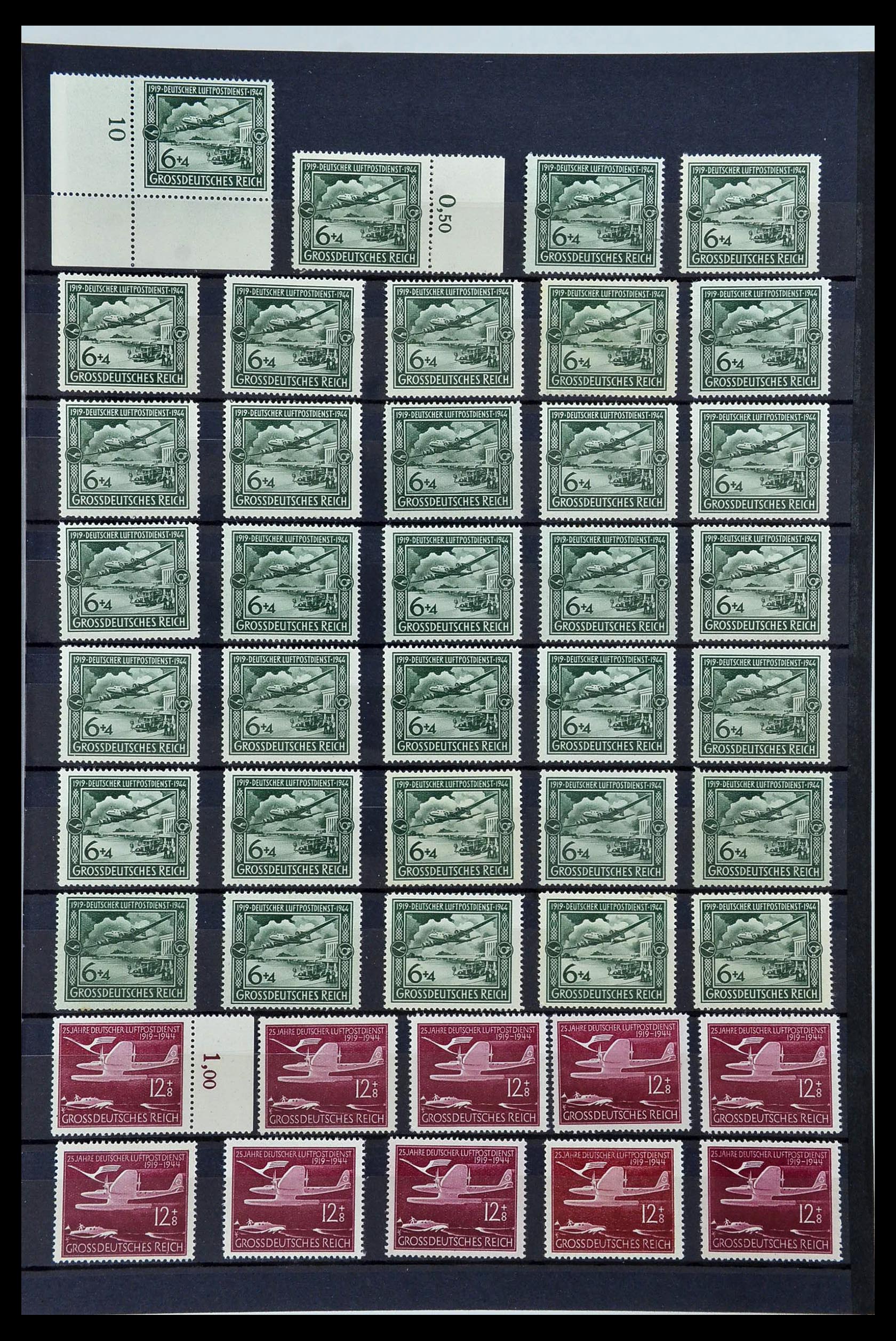 34275 061 - Postzegelverzameling 34275 Duitse Rijk postfris 1889-1945.
