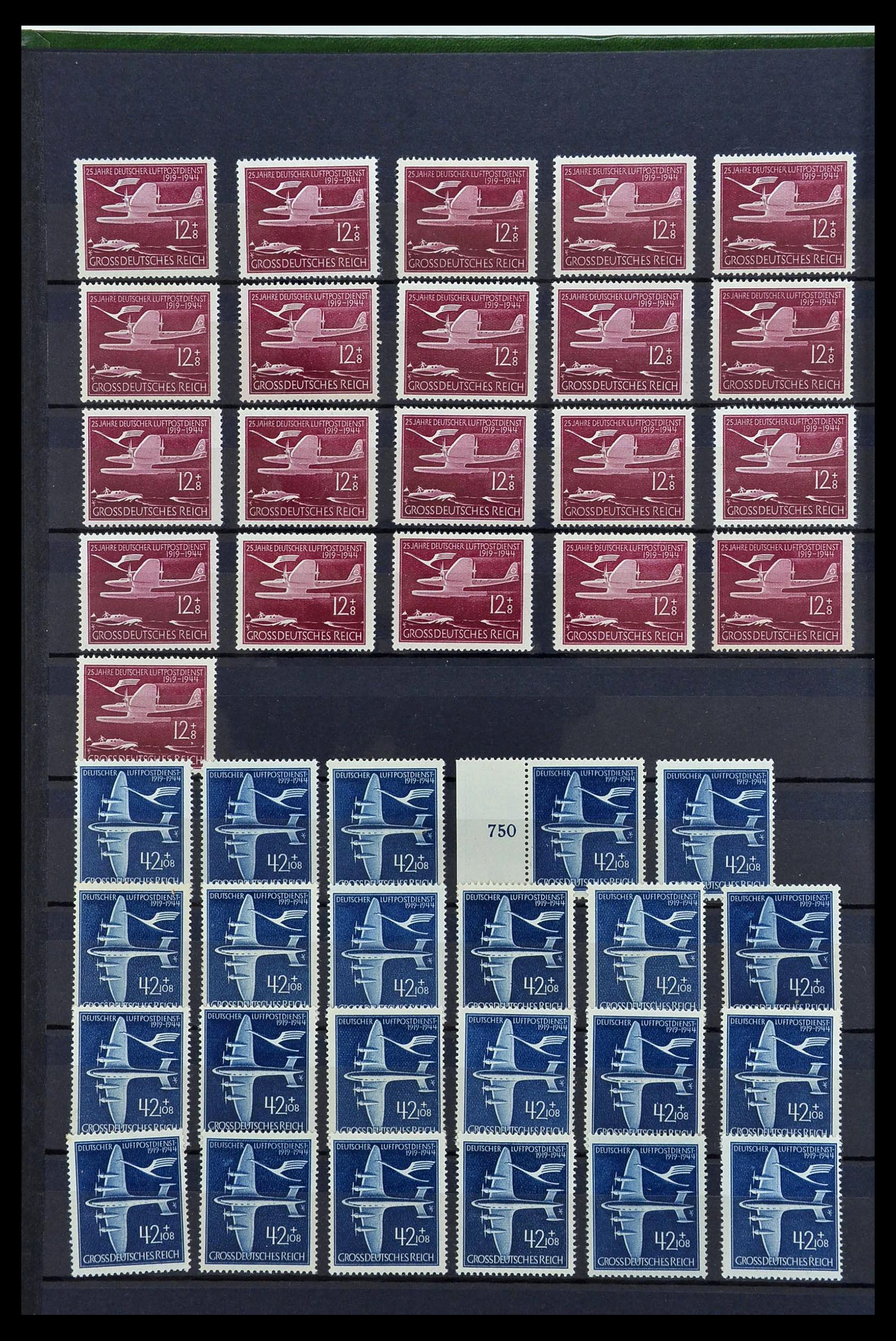 34275 062 - Postzegelverzameling 34275 Duitse Rijk postfris 1889-1945.