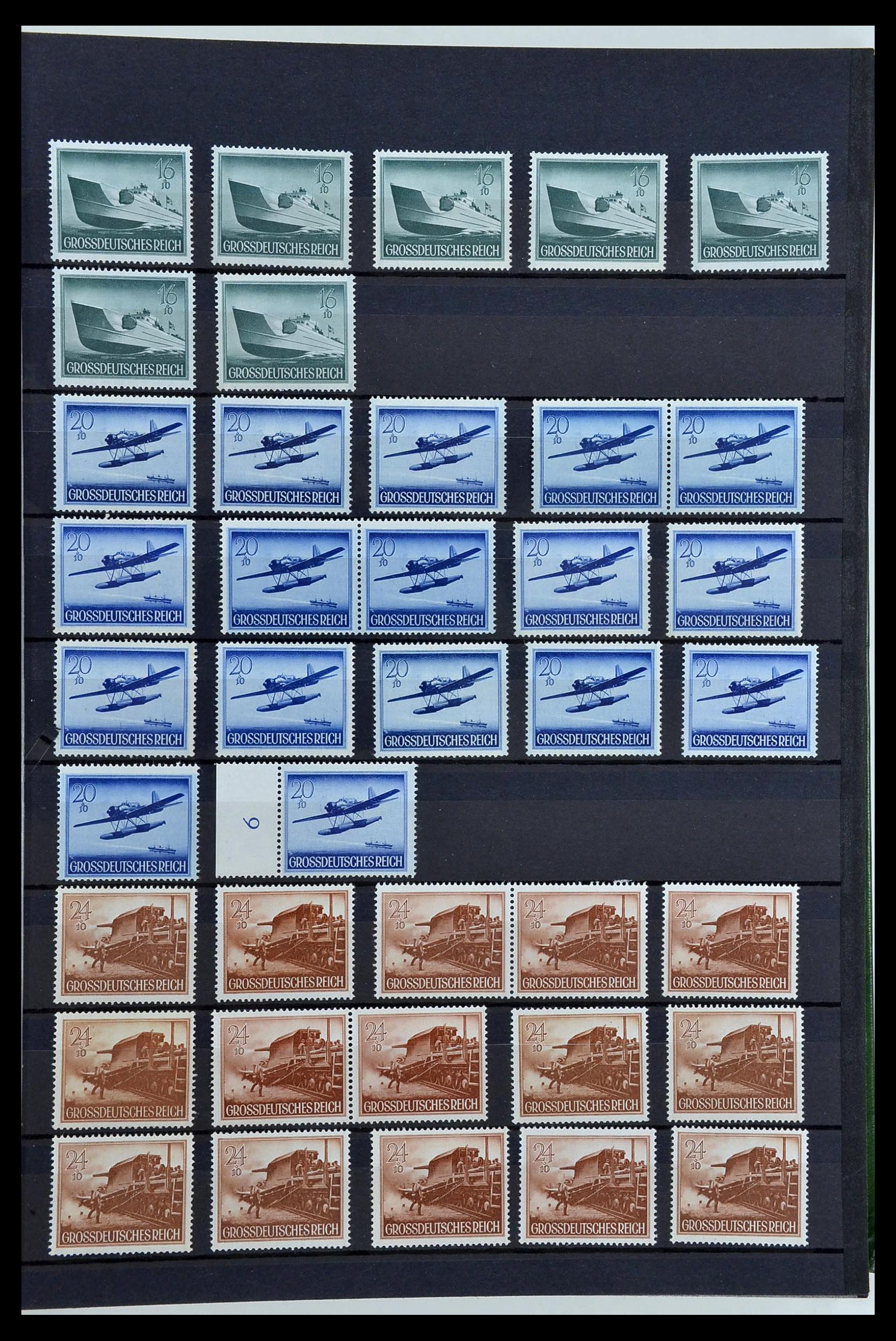 34275 069 - Postzegelverzameling 34275 Duitse Rijk postfris 1889-1945.