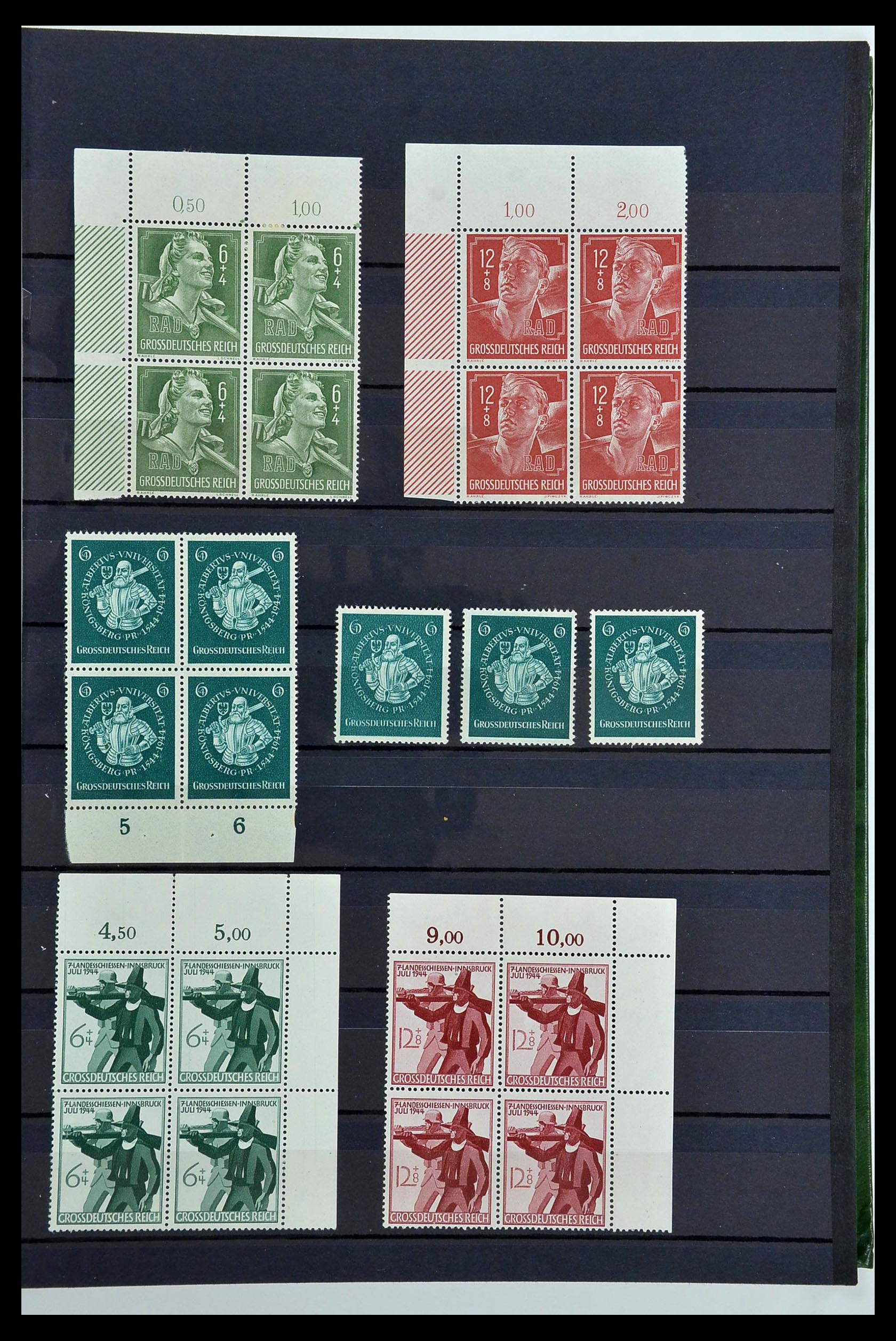 34275 073 - Postzegelverzameling 34275 Duitse Rijk postfris 1889-1945.