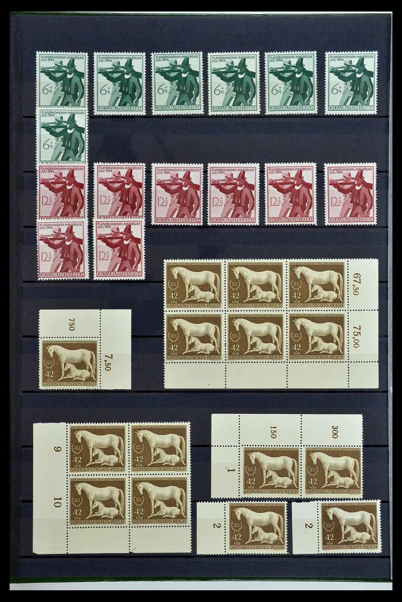 34275 074 - Postzegelverzameling 34275 Duitse Rijk postfris 1889-1945.